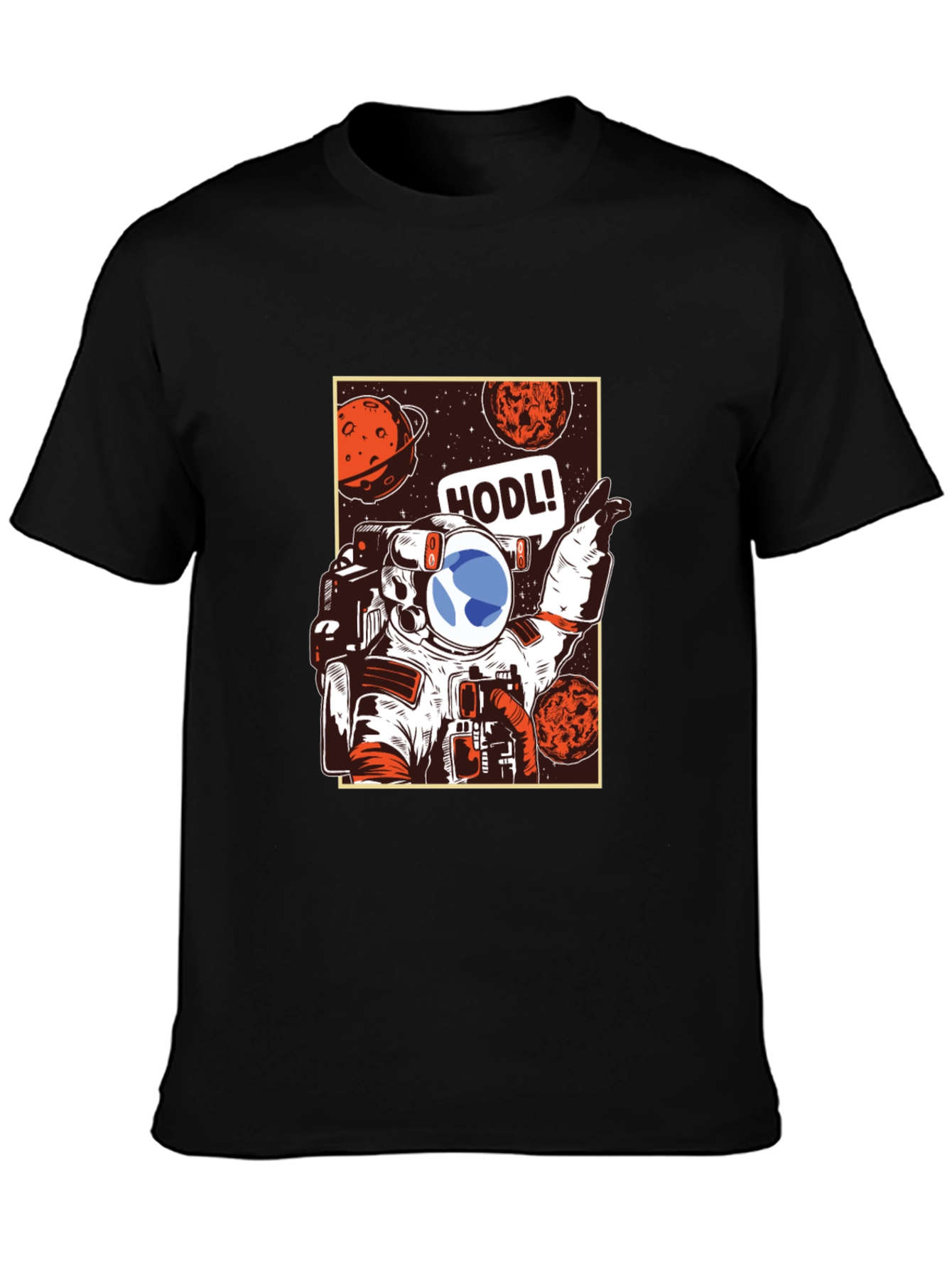 Astronaut HODL T-Shirt - Crypto Investor Tee