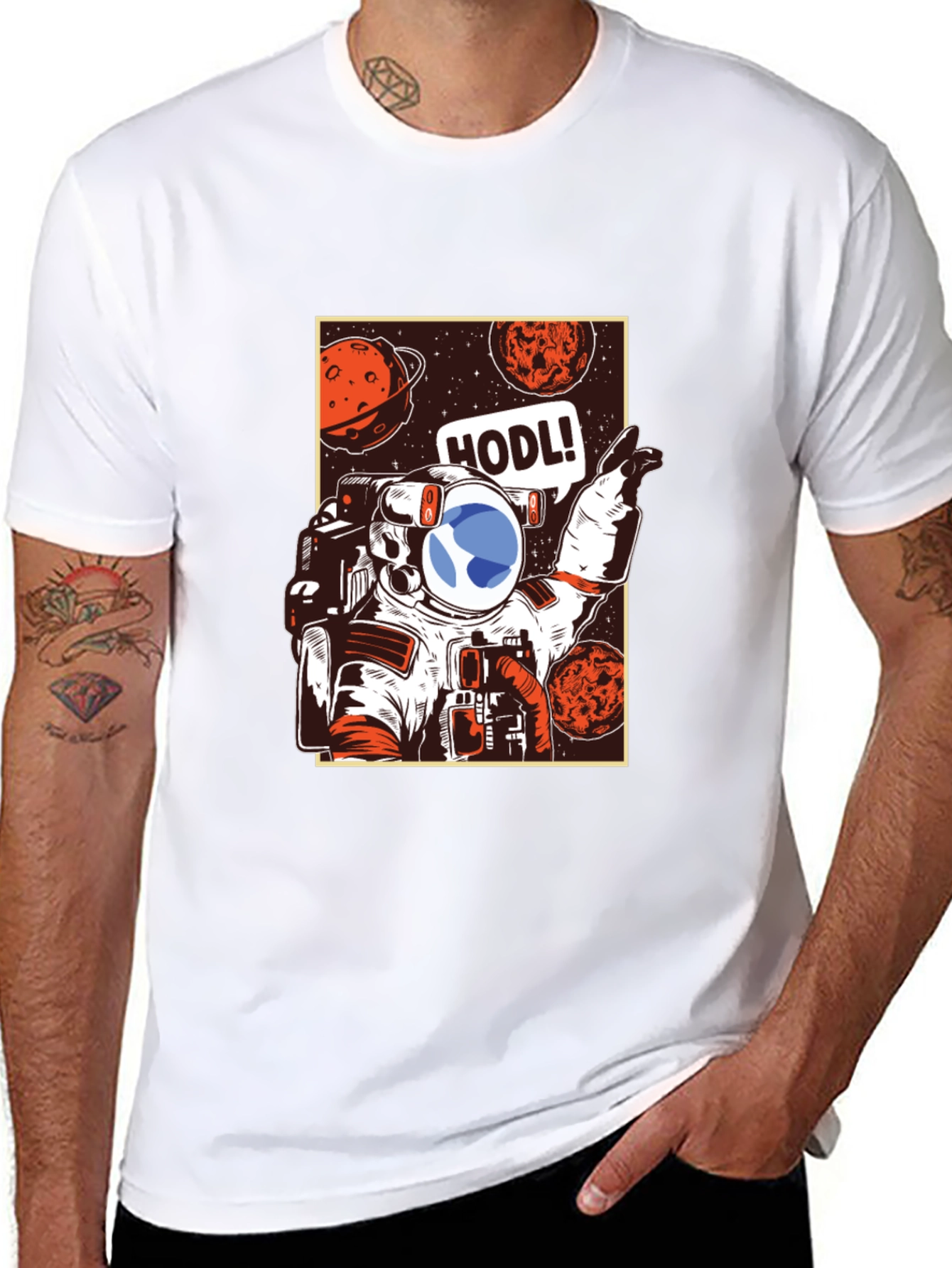 Astronaut HODL T-Shirt - Crypto Investor Tee