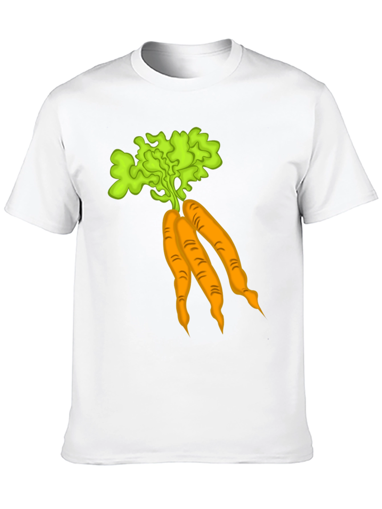 Carrot Graphic T-Shirt Black Cotton Tee