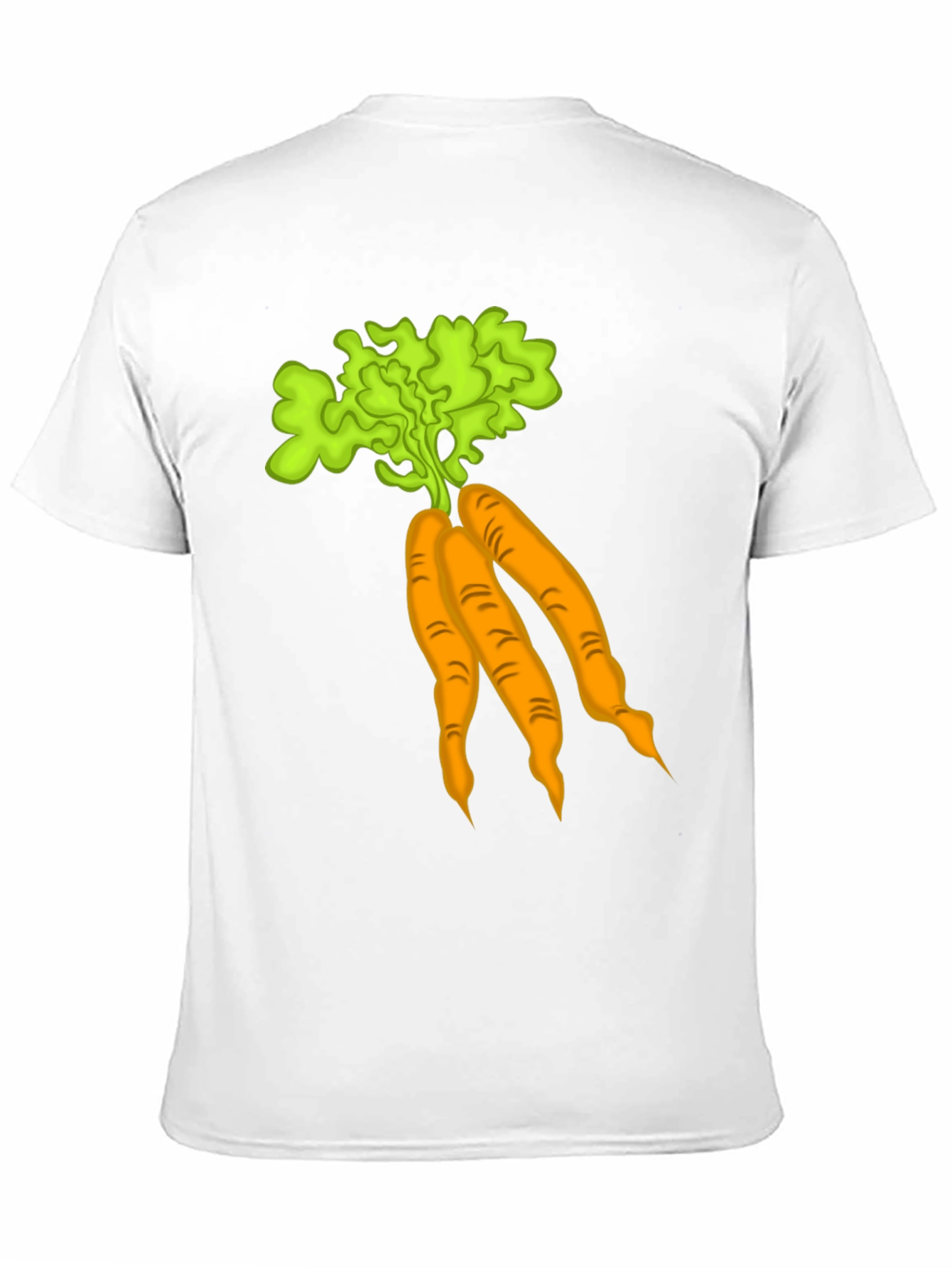 Carrot Graphic T-Shirt Black Cotton Tee