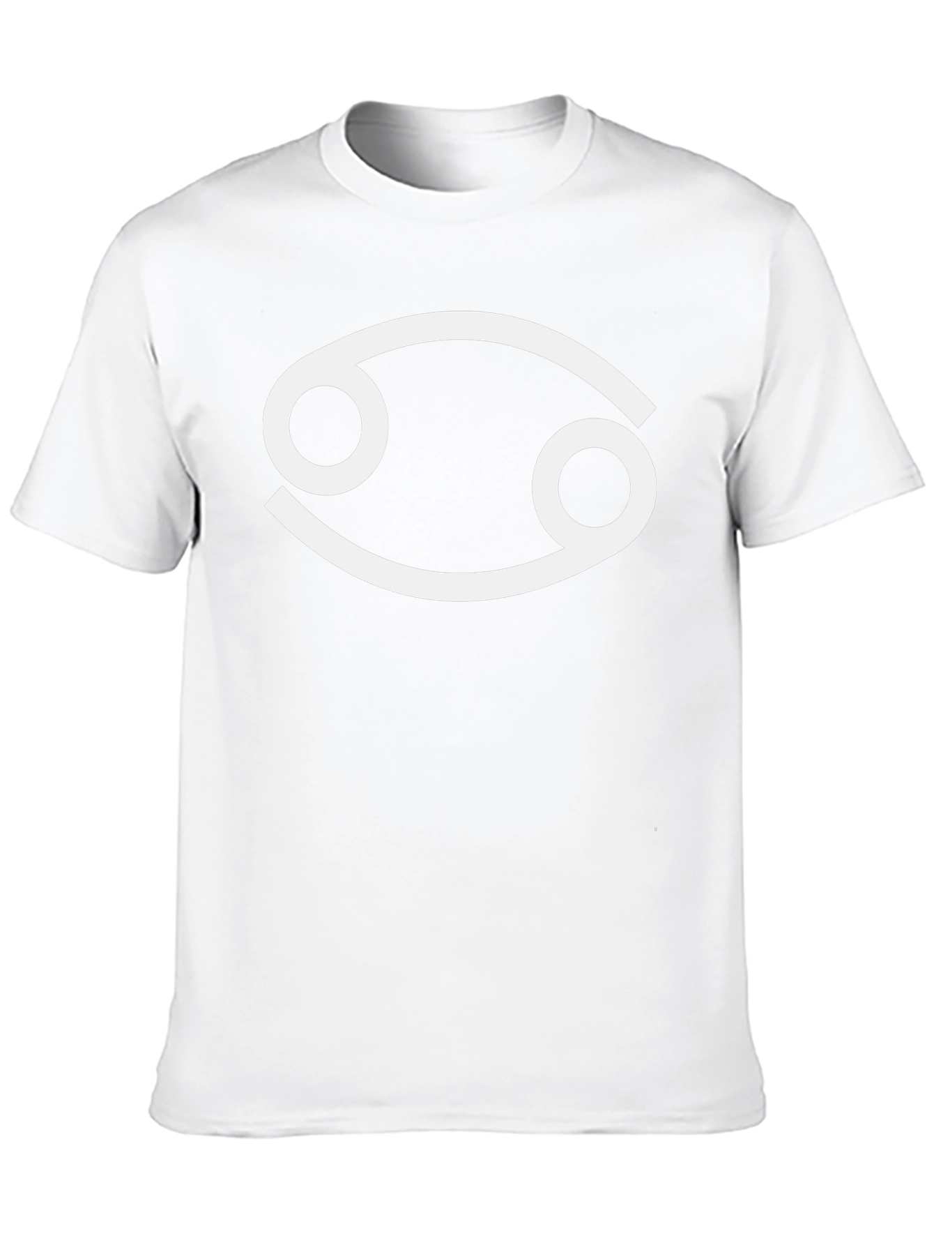 Cancer Zodiac Symbol T-Shirt - Black