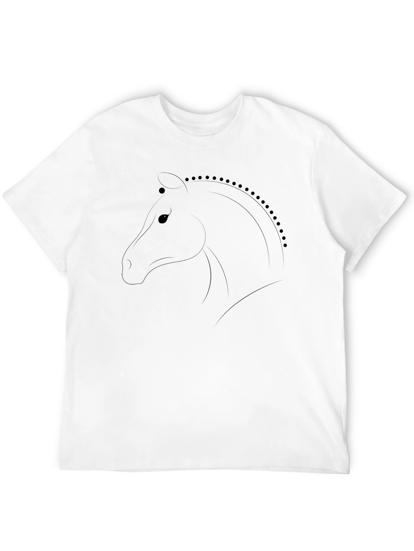 Black Horse Graphic Tee - Stylish & Unique