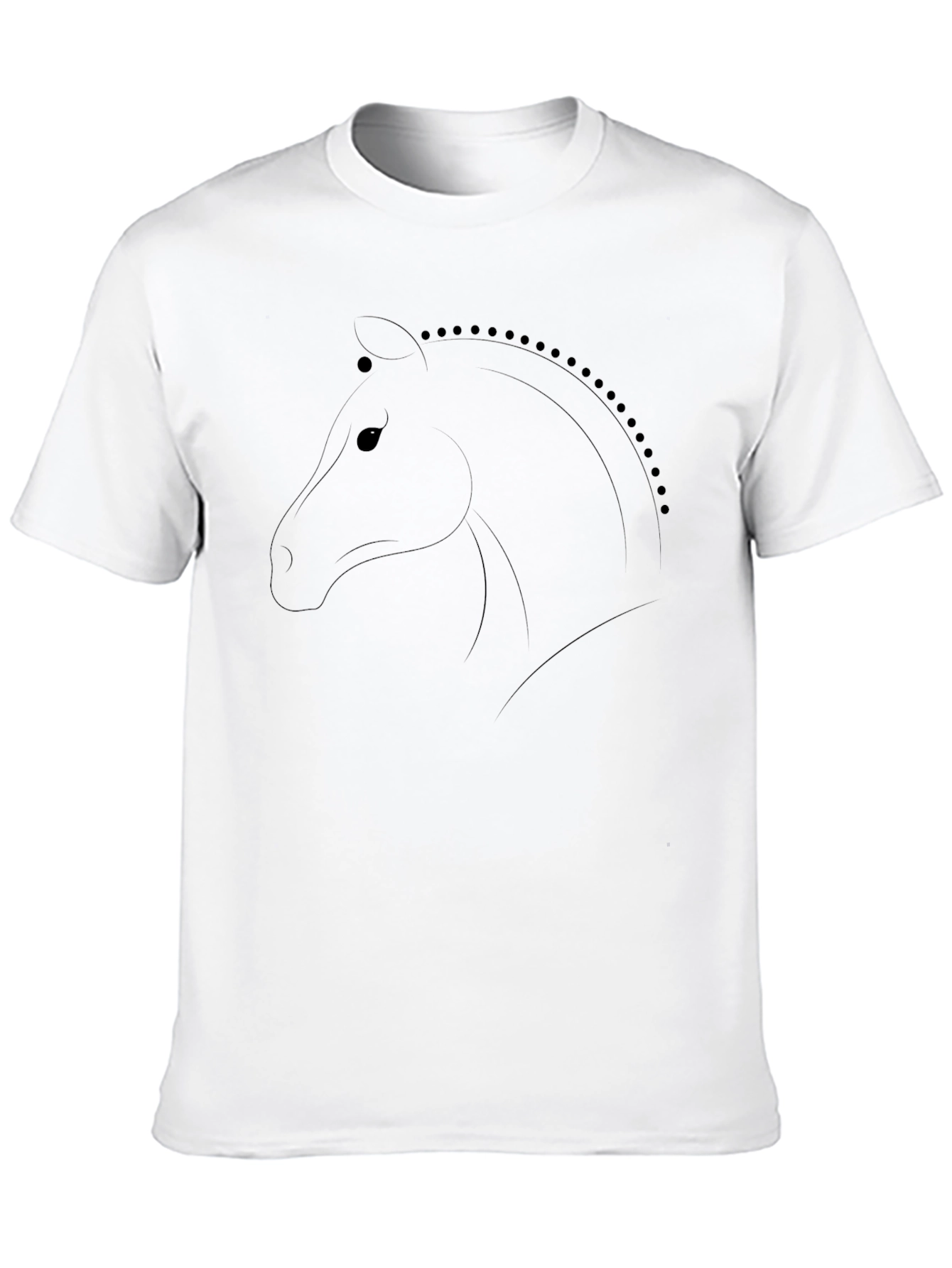 Black Horse Graphic Tee - Stylish & Unique