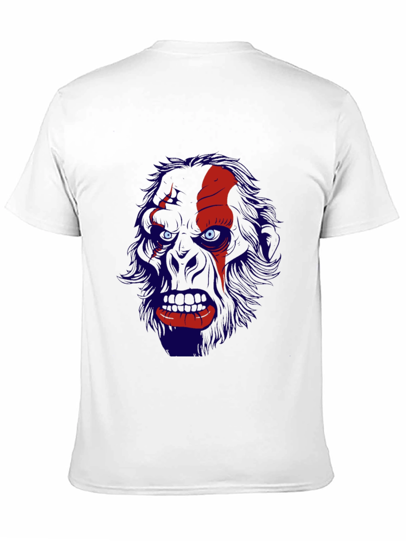 Mens Black T-Shirt with Graphic Print