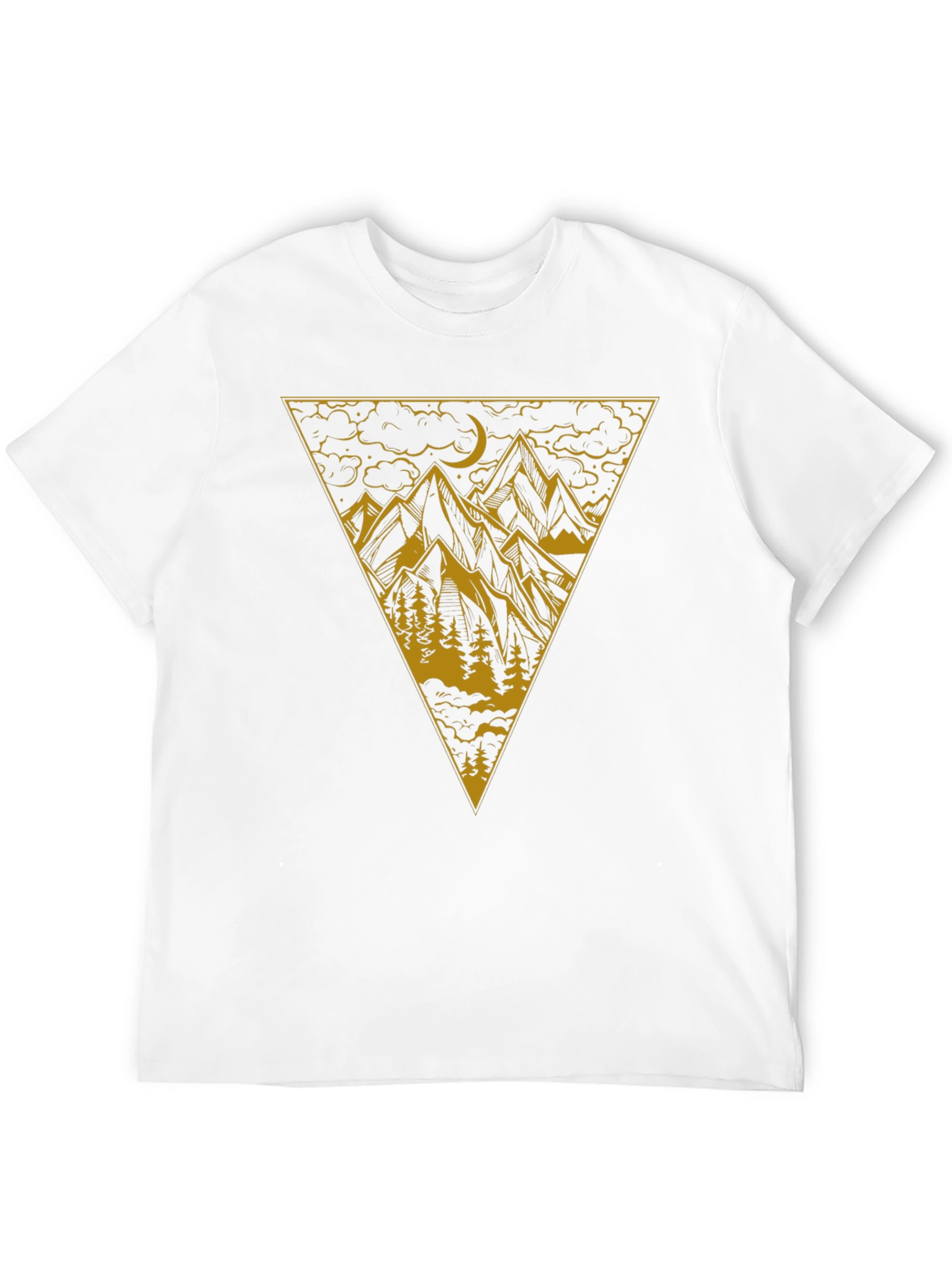 Mountain Peak Graphic T-Shirt - Black