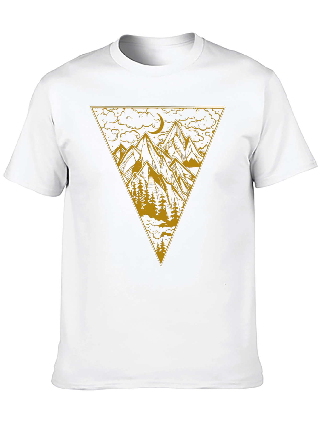 Mountain Peak Graphic T-Shirt - Black