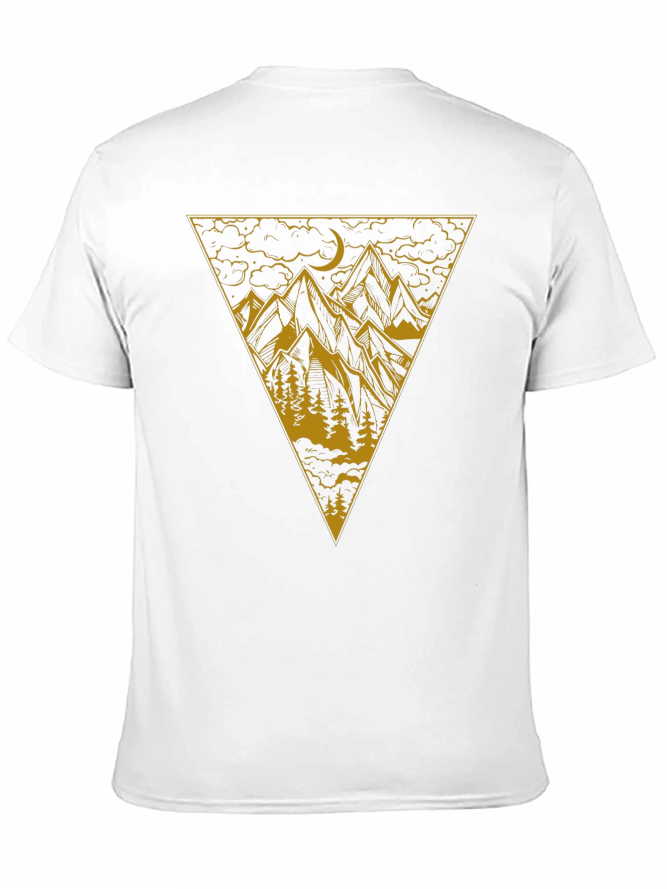 Mountain Peak Graphic T-Shirt - Black