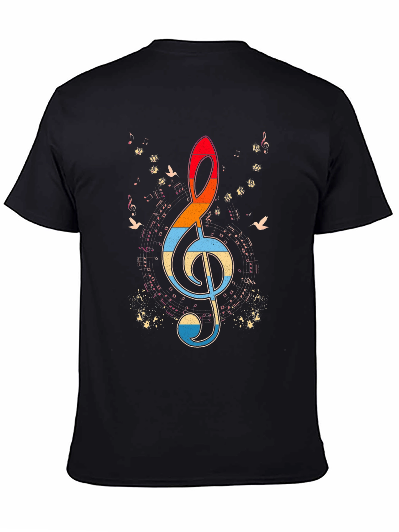 Retro Music Note T-Shirt