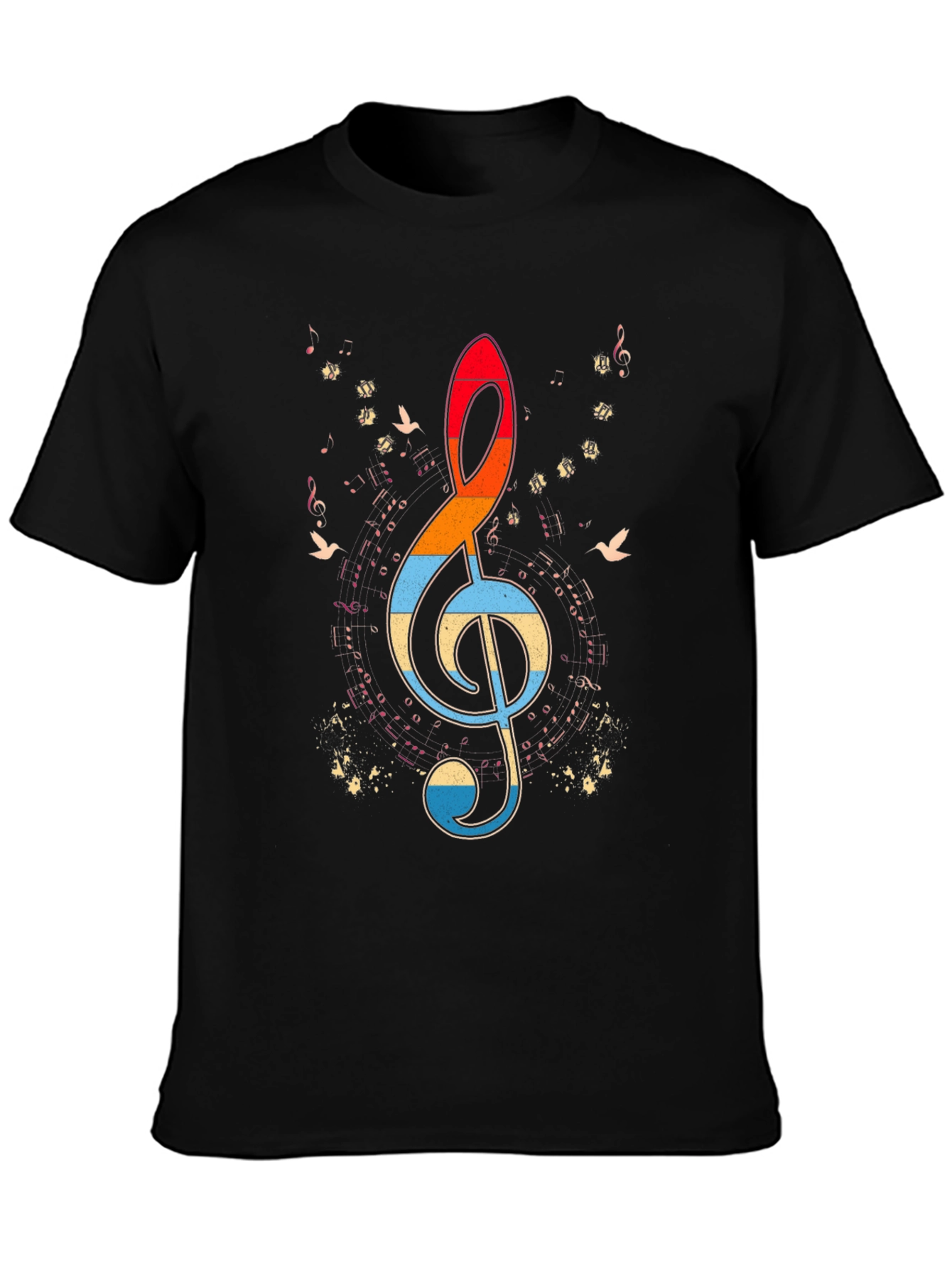 Retro Music Note T-Shirt