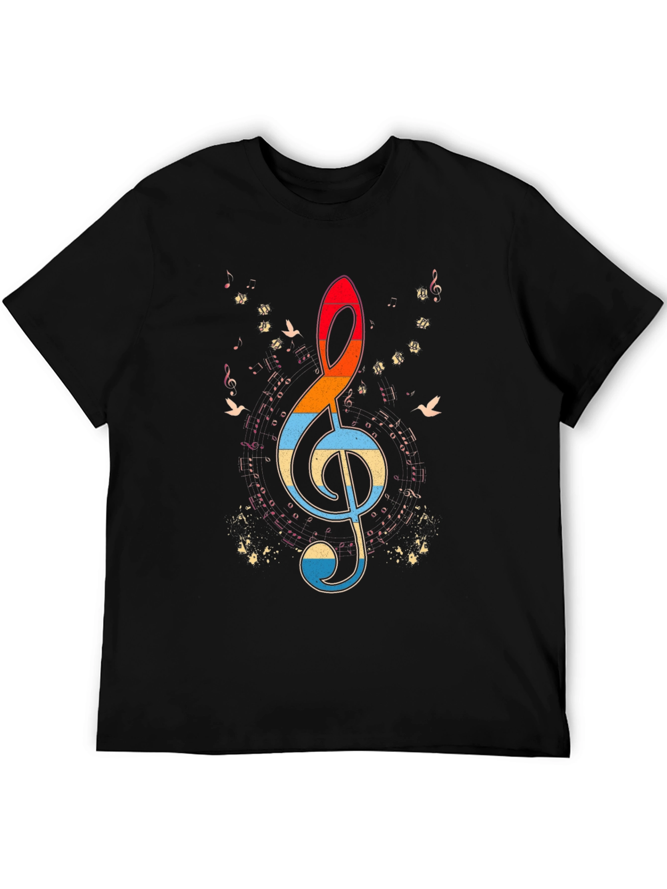 Retro Music Note T-Shirt