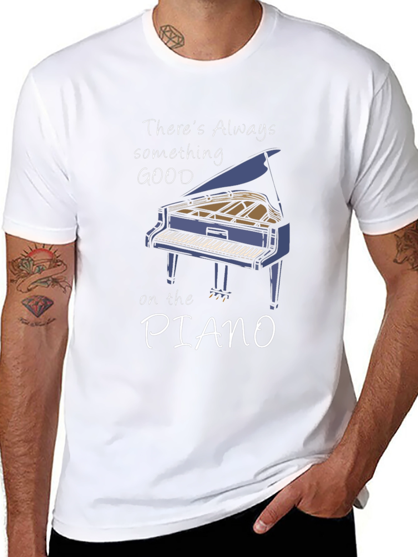 Piano T-Shirt: Something Good on the Piano