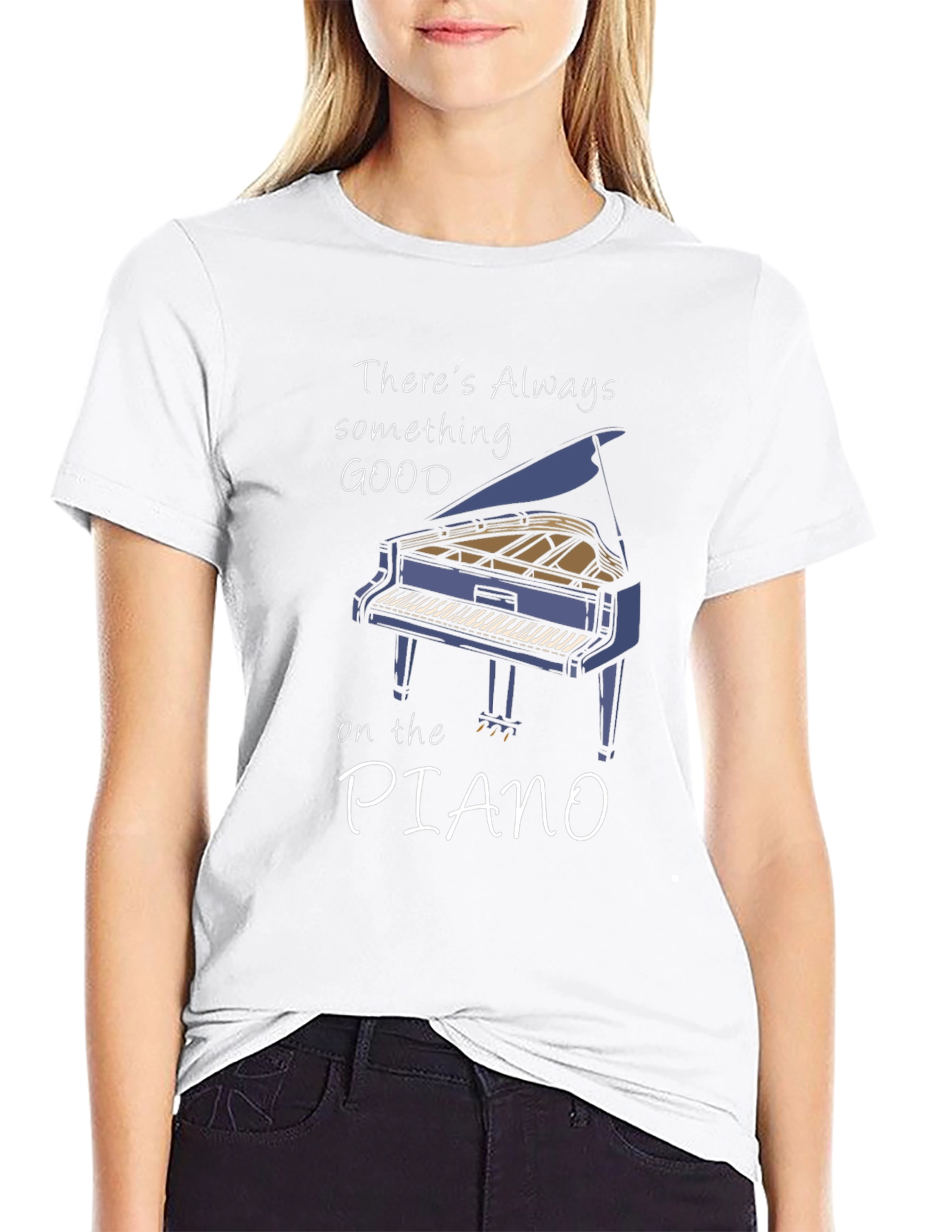 Piano T-Shirt: Something Good on the Piano