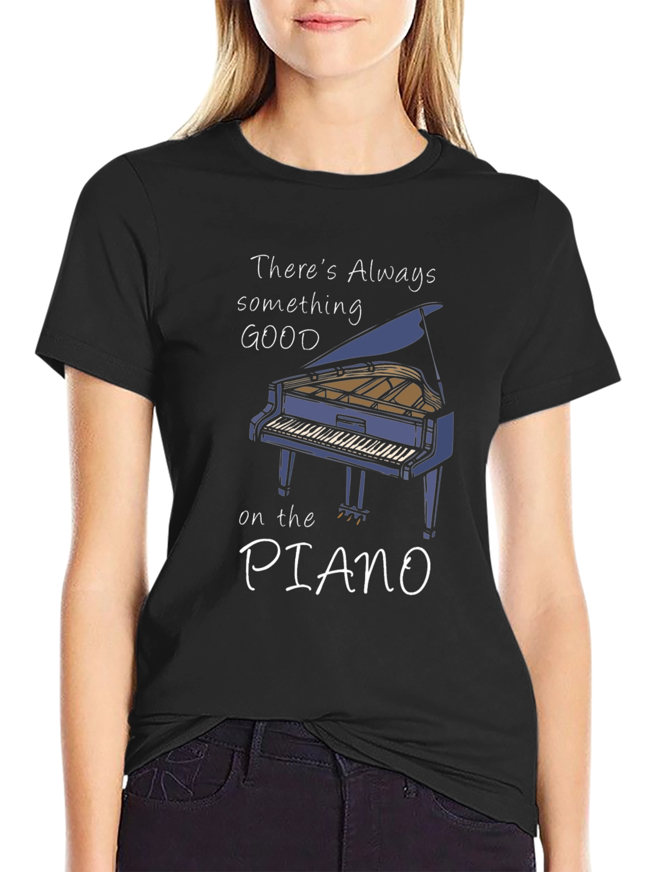 Piano T-Shirt: Something Good on the Piano