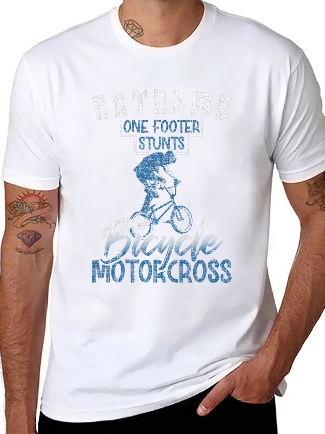 Extreme Bicycle Motocross Stunts T-Shirt