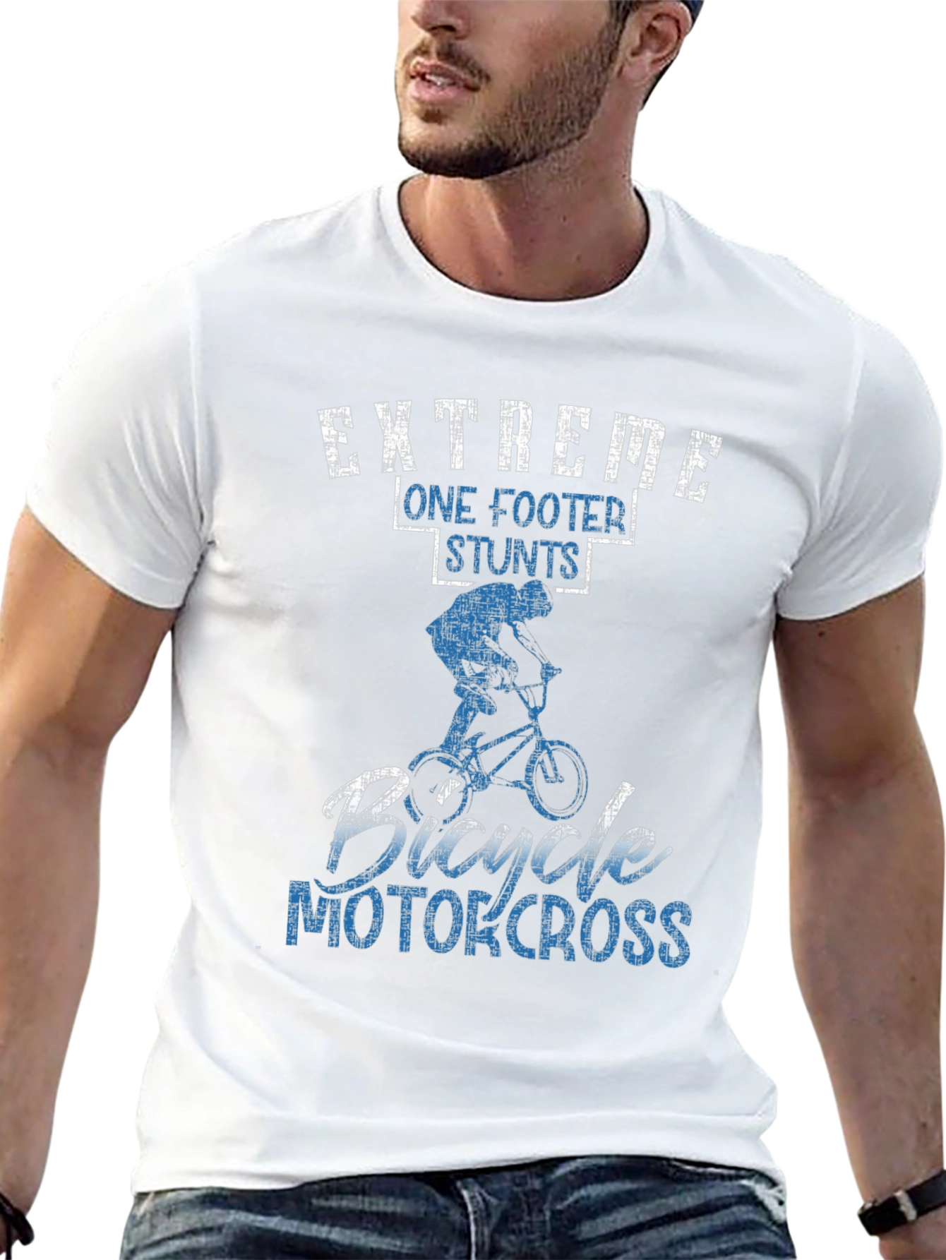 Extreme Bicycle Motocross Stunts T-Shirt