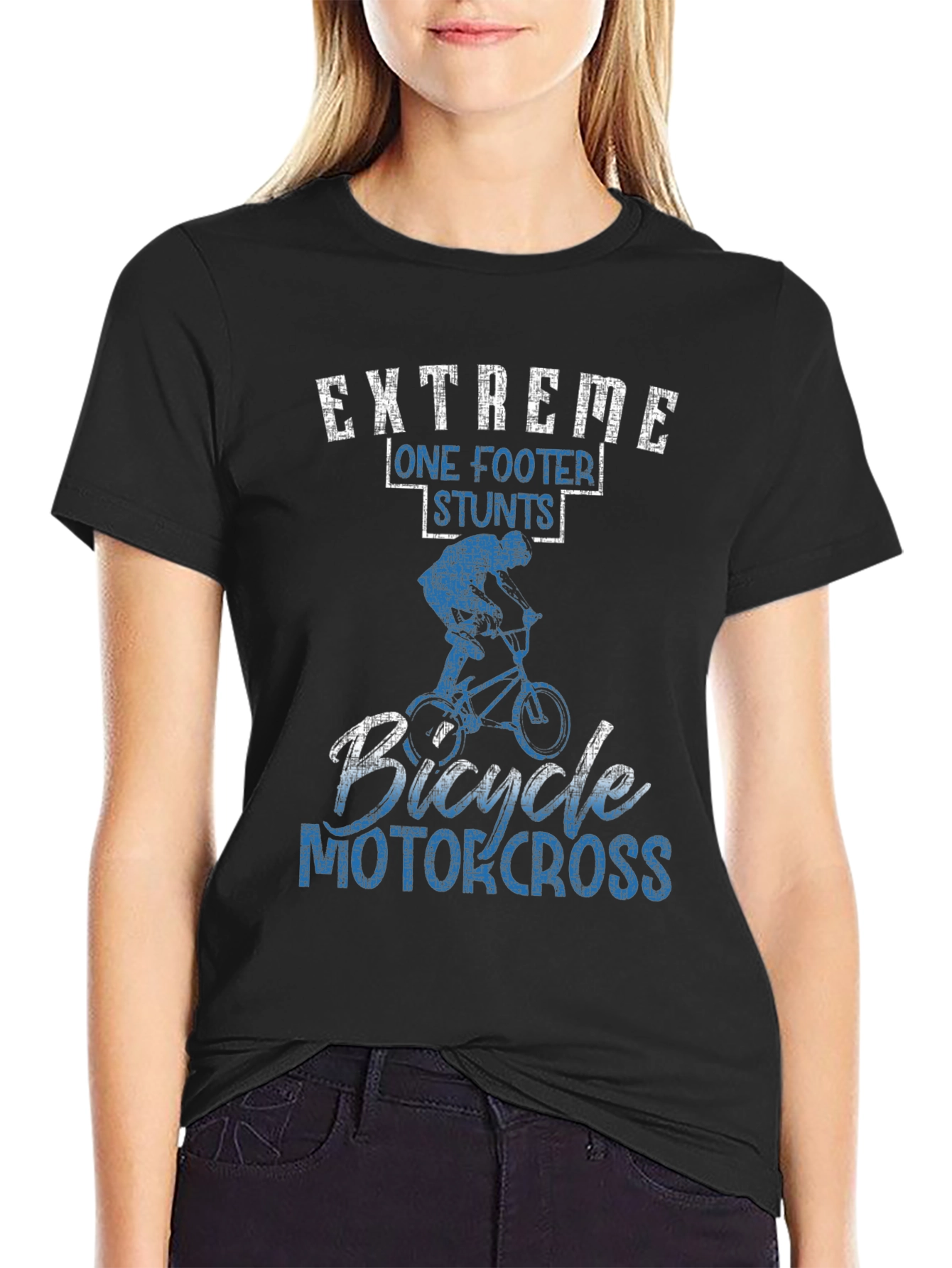 Extreme Bicycle Motocross Stunts T-Shirt