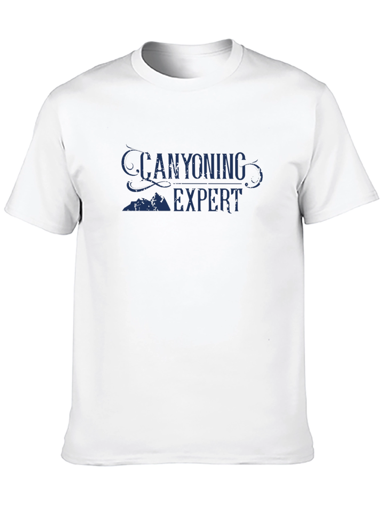 Canyoning Expert Graphic Tee - Black Casual T-Shirt