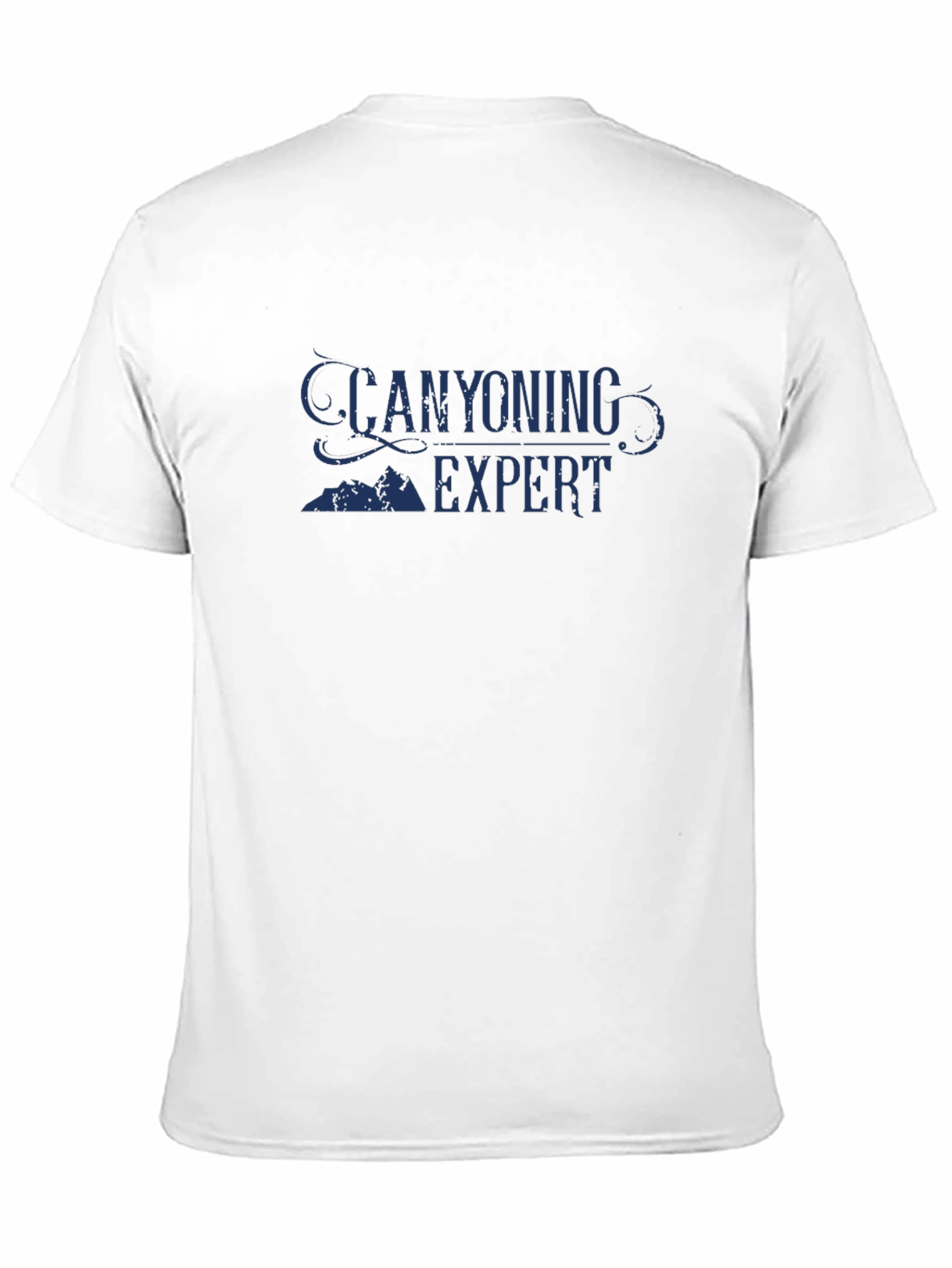 Canyoning Expert Graphic Tee - Black Casual T-Shirt