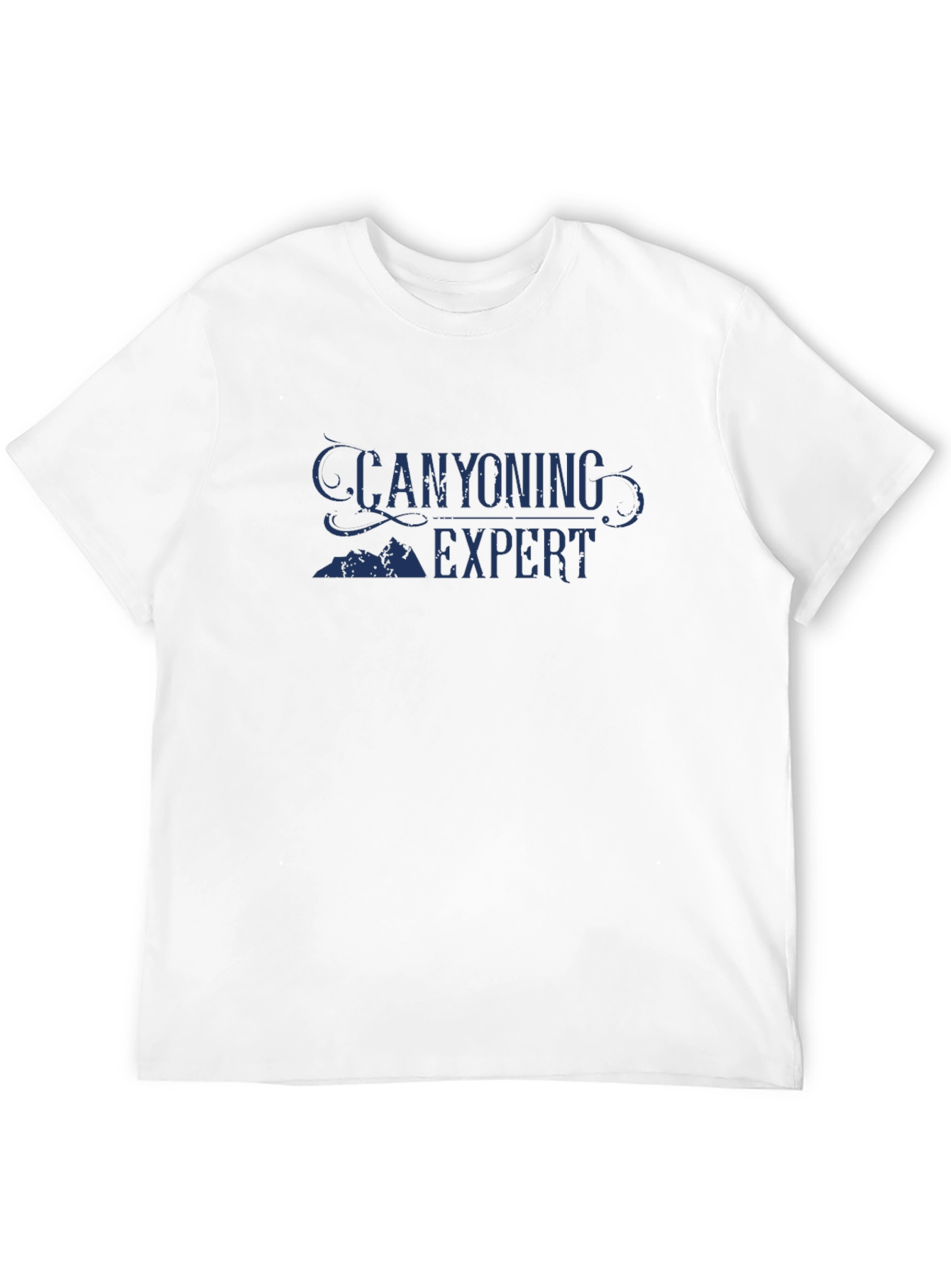 Canyoning Expert Graphic Tee - Black Casual T-Shirt