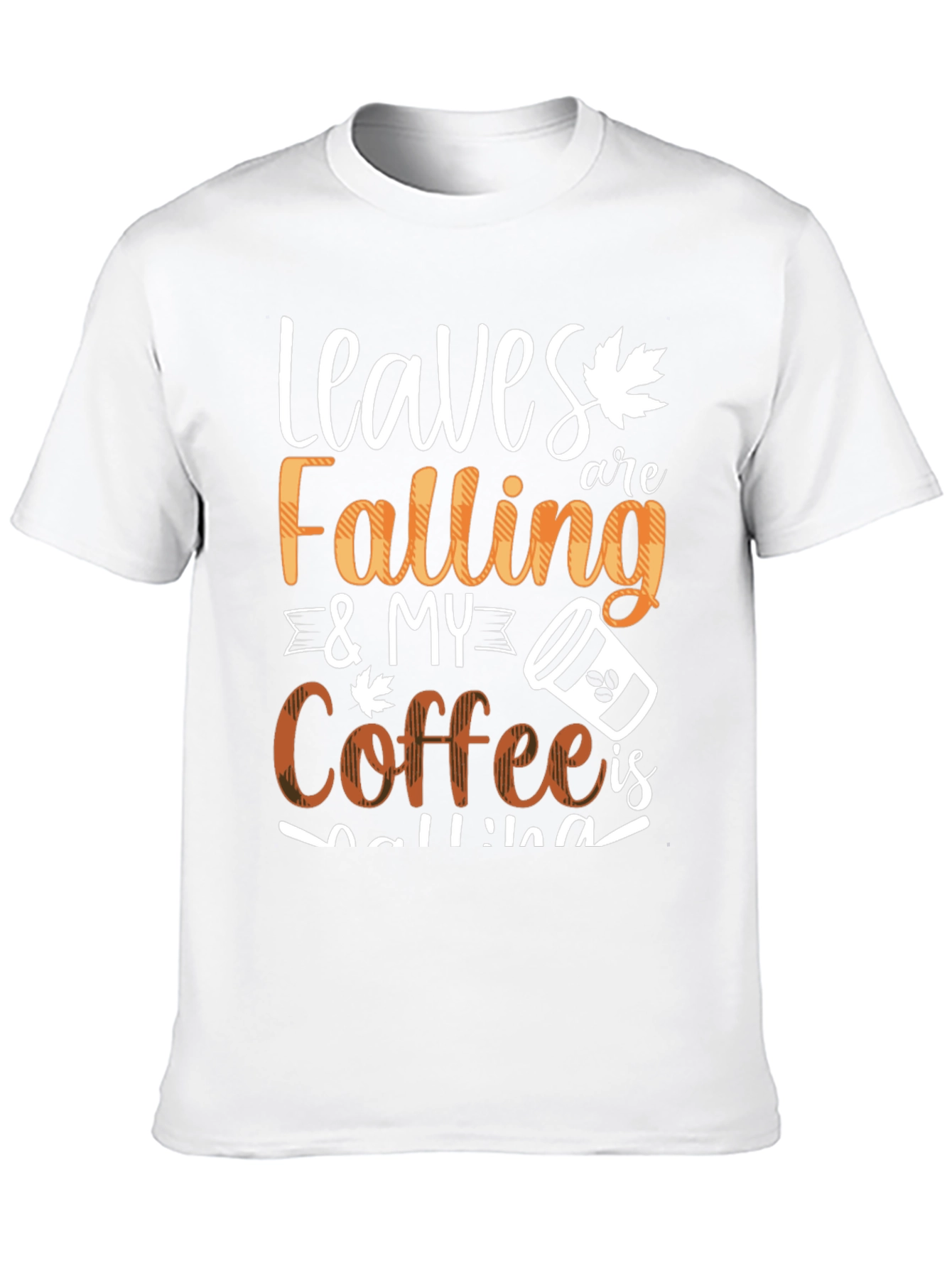 Leaves Falling & My Coffee Is Calling Graphic Tee