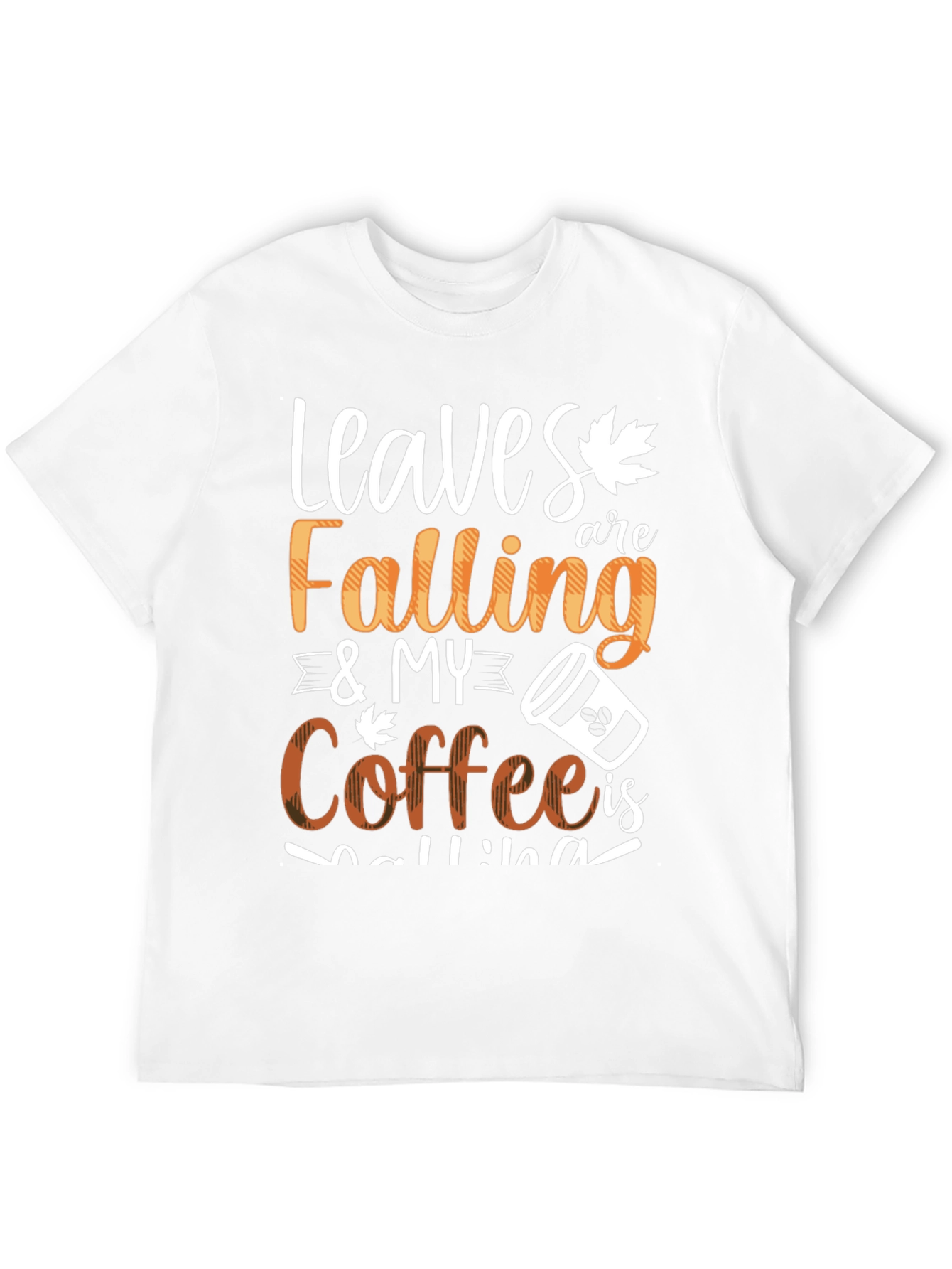 Leaves Falling & My Coffee Is Calling Graphic Tee