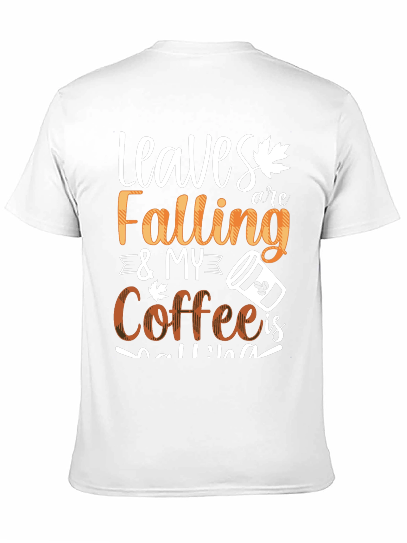 Leaves Falling & My Coffee Is Calling Graphic Tee