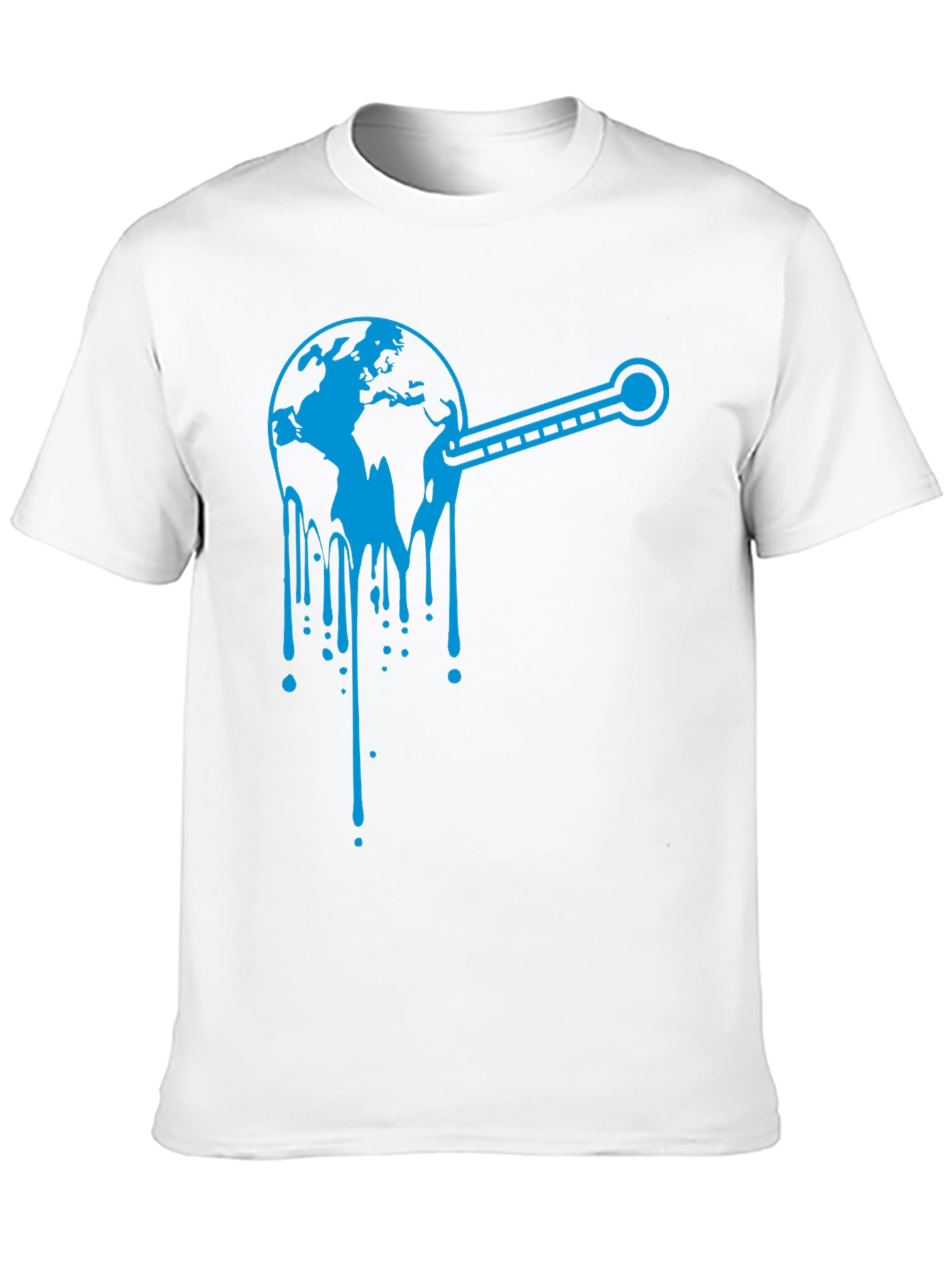Climate Change Awareness Graphic T-Shirt - Black