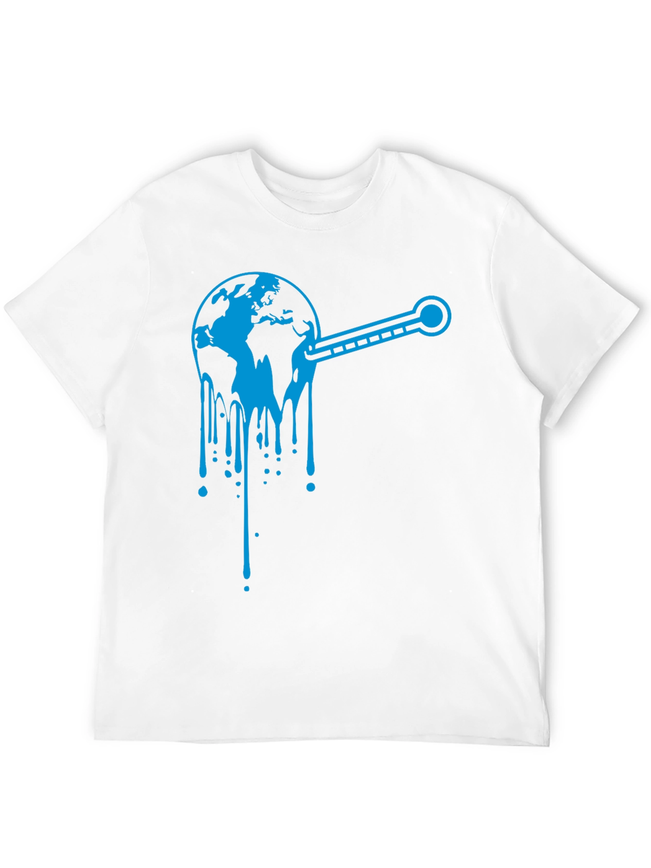 Climate Change Awareness Graphic T-Shirt - Black