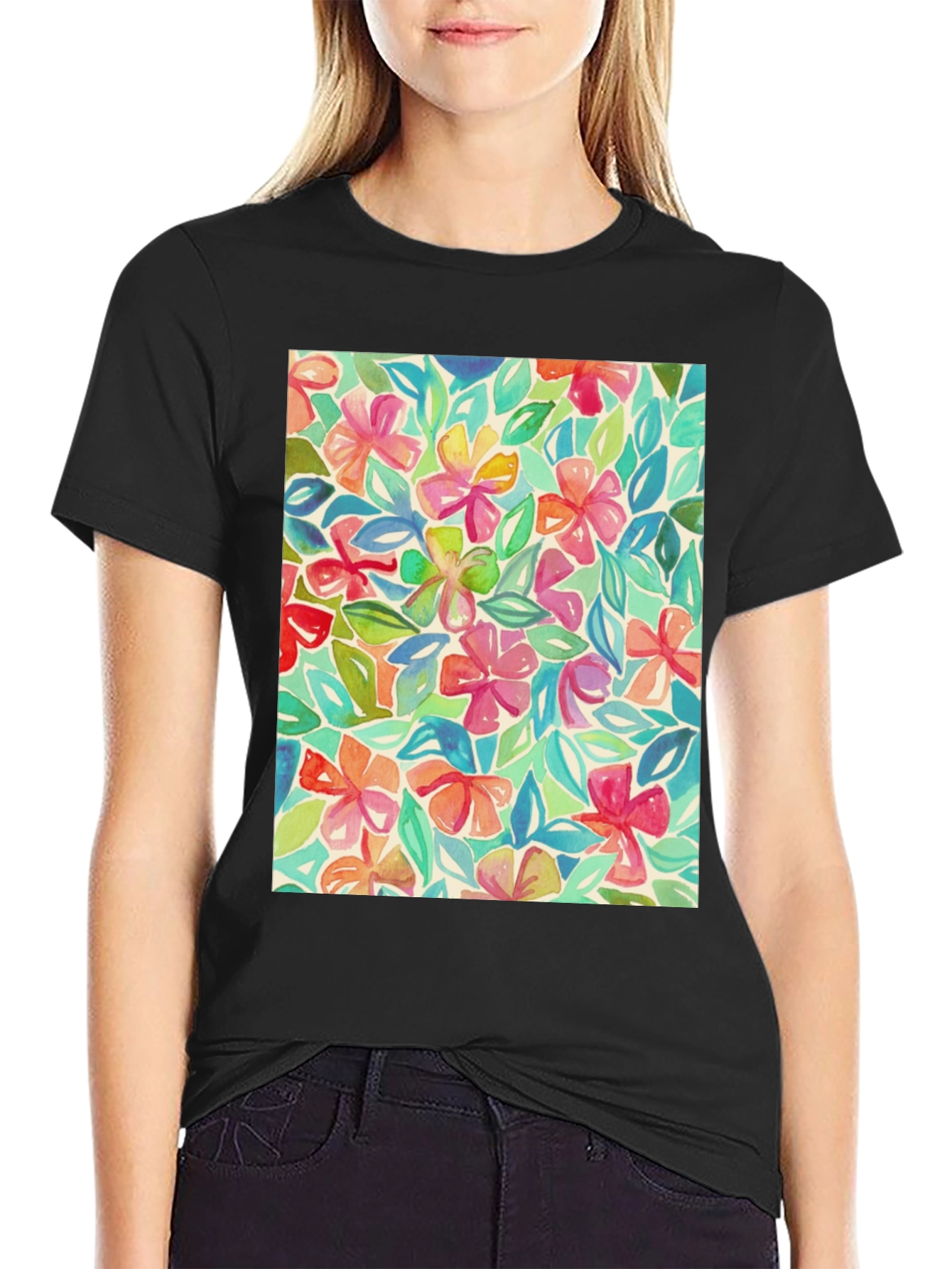 Floral Watercolor T-Shirt