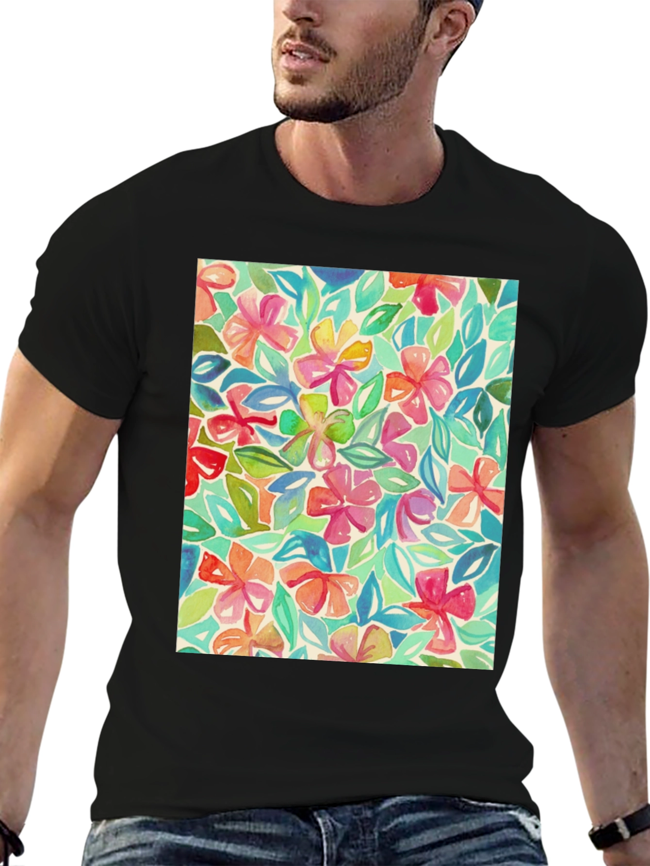 Floral Watercolor T-Shirt