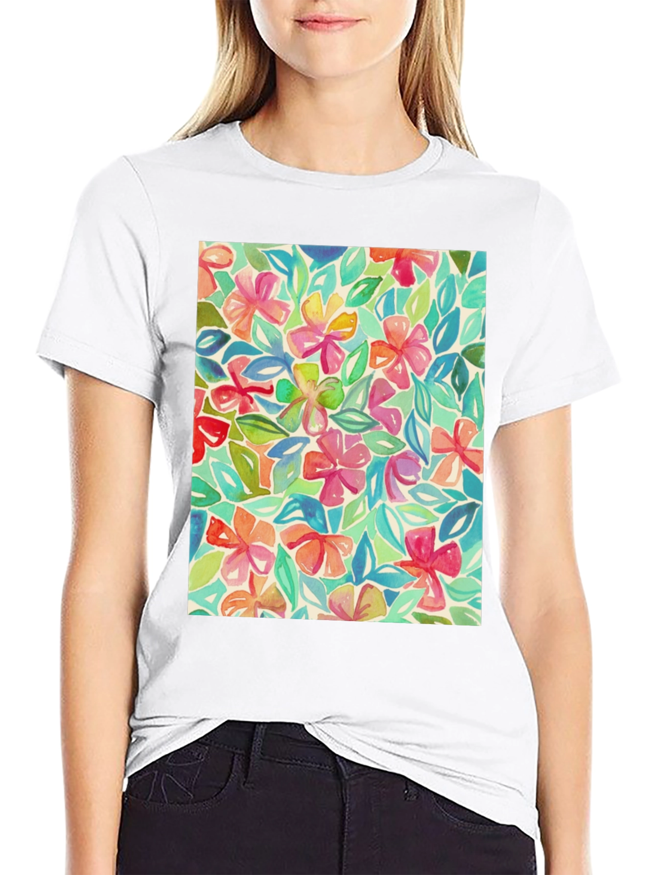 Floral Watercolor T-Shirt