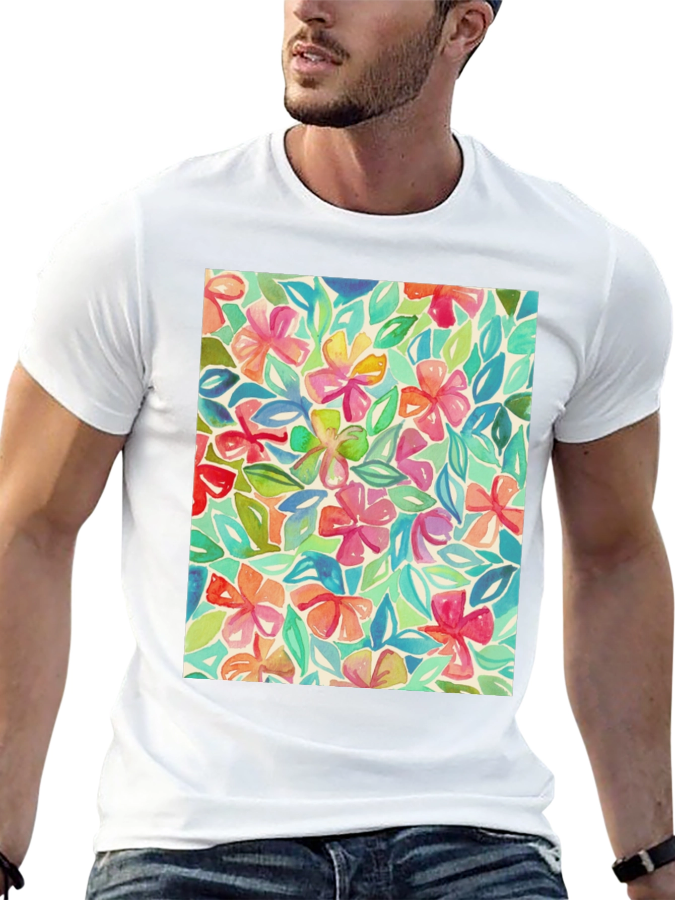 Floral Watercolor T-Shirt