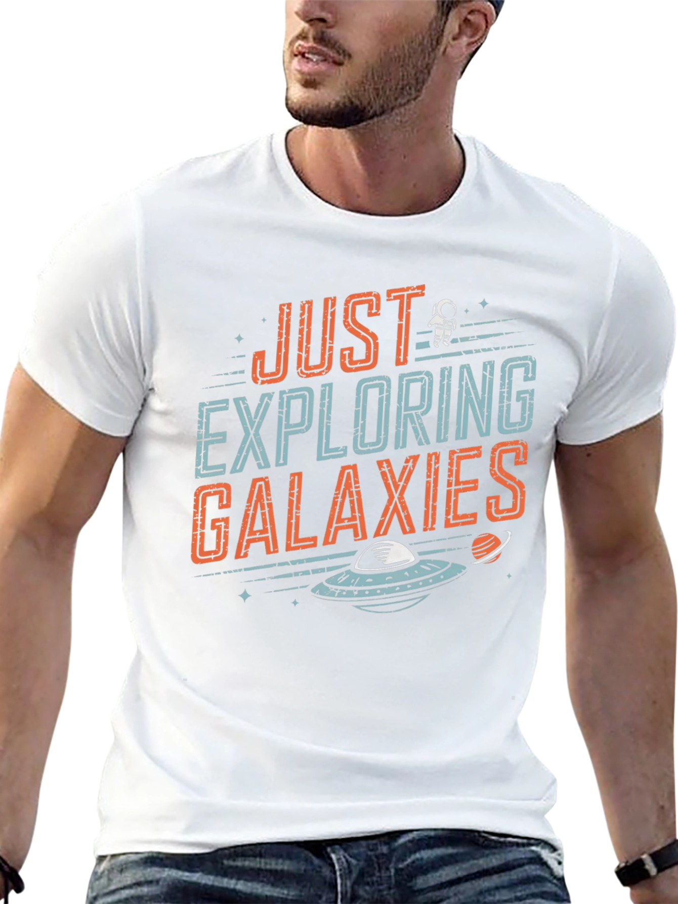 Just Exploring Galaxies Graphic T-Shirt