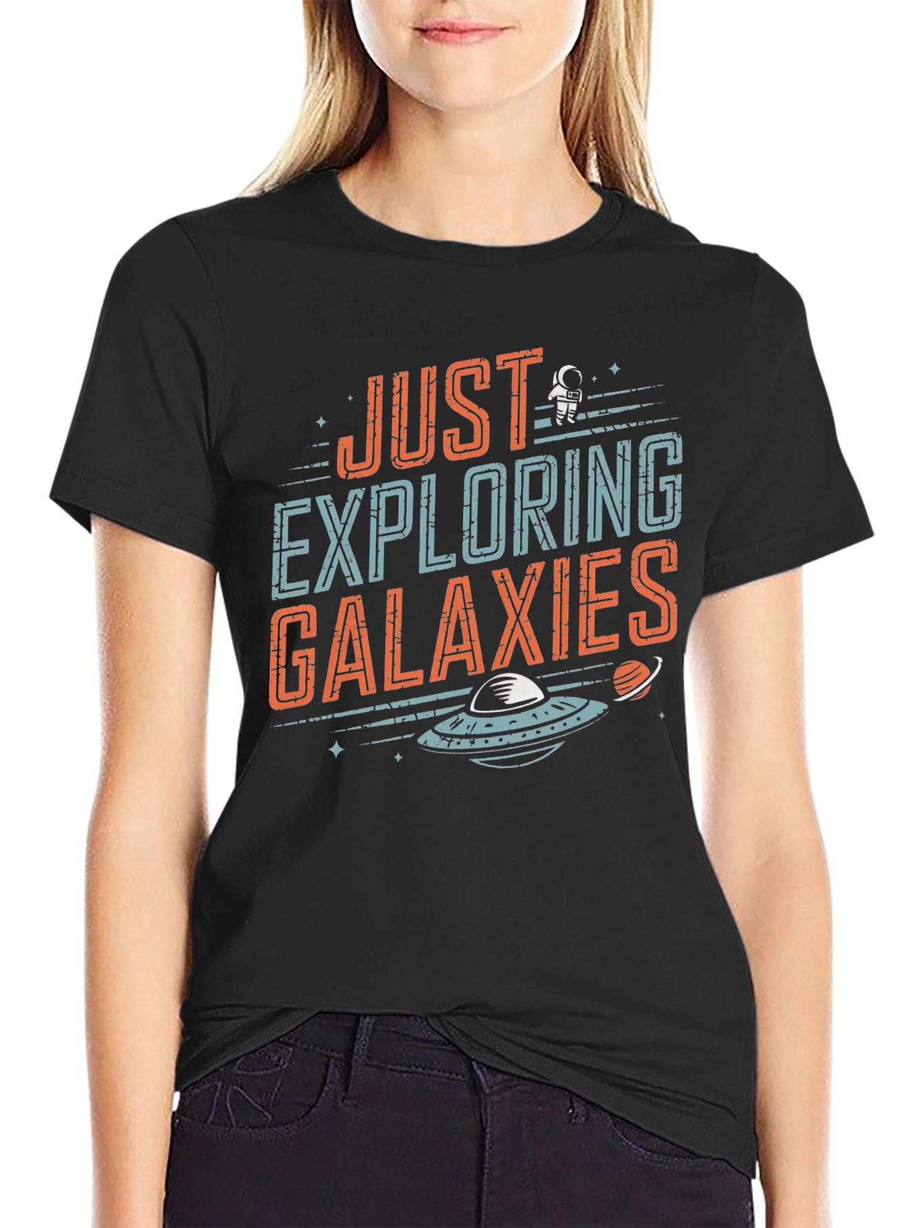 Just Exploring Galaxies Graphic T-Shirt