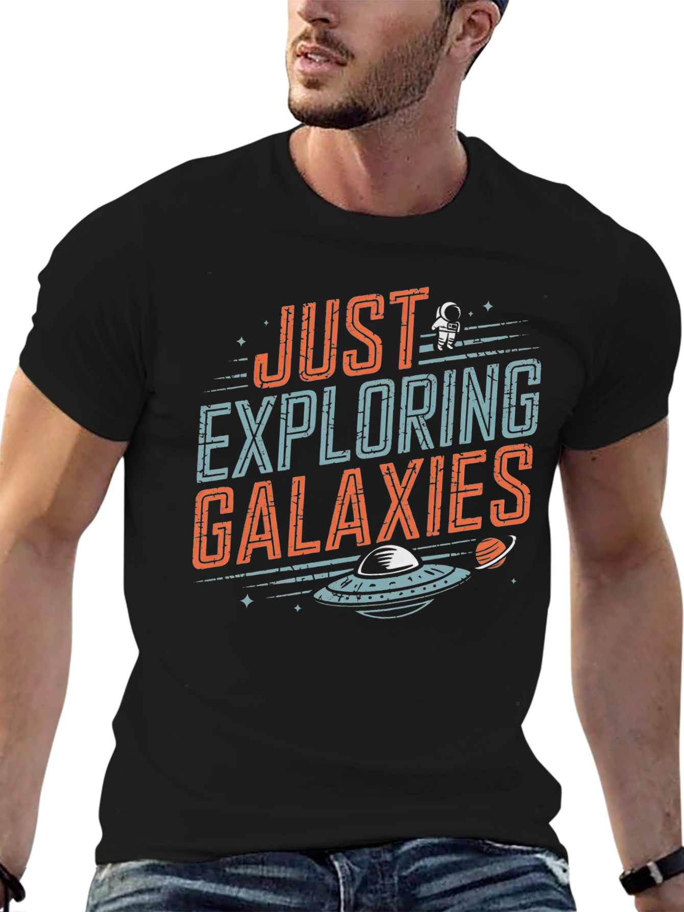 Just Exploring Galaxies Graphic T-Shirt