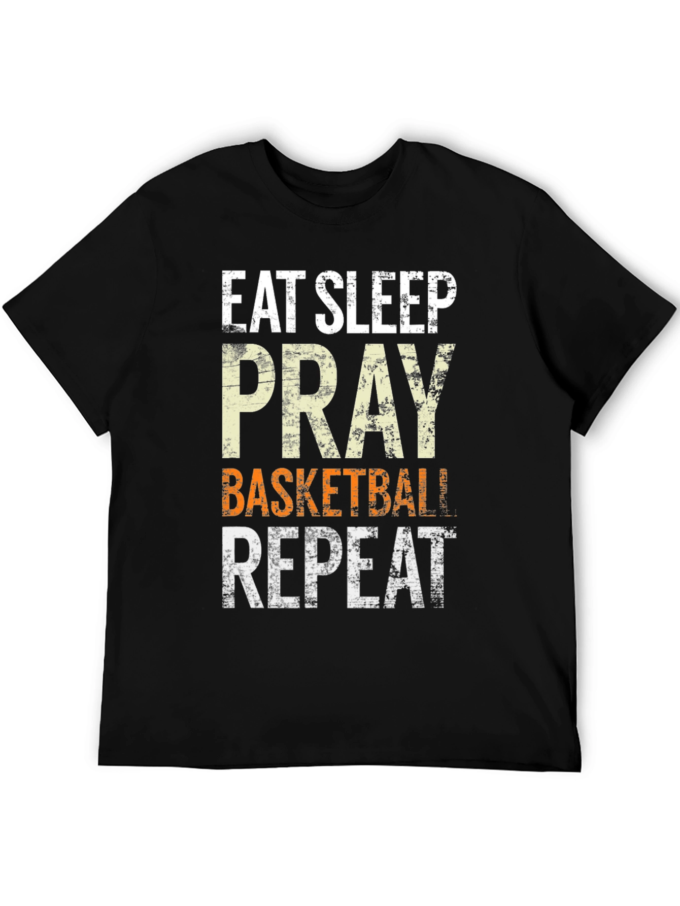 Eat Sleep Pray Basketball Repeat Graphic Tee