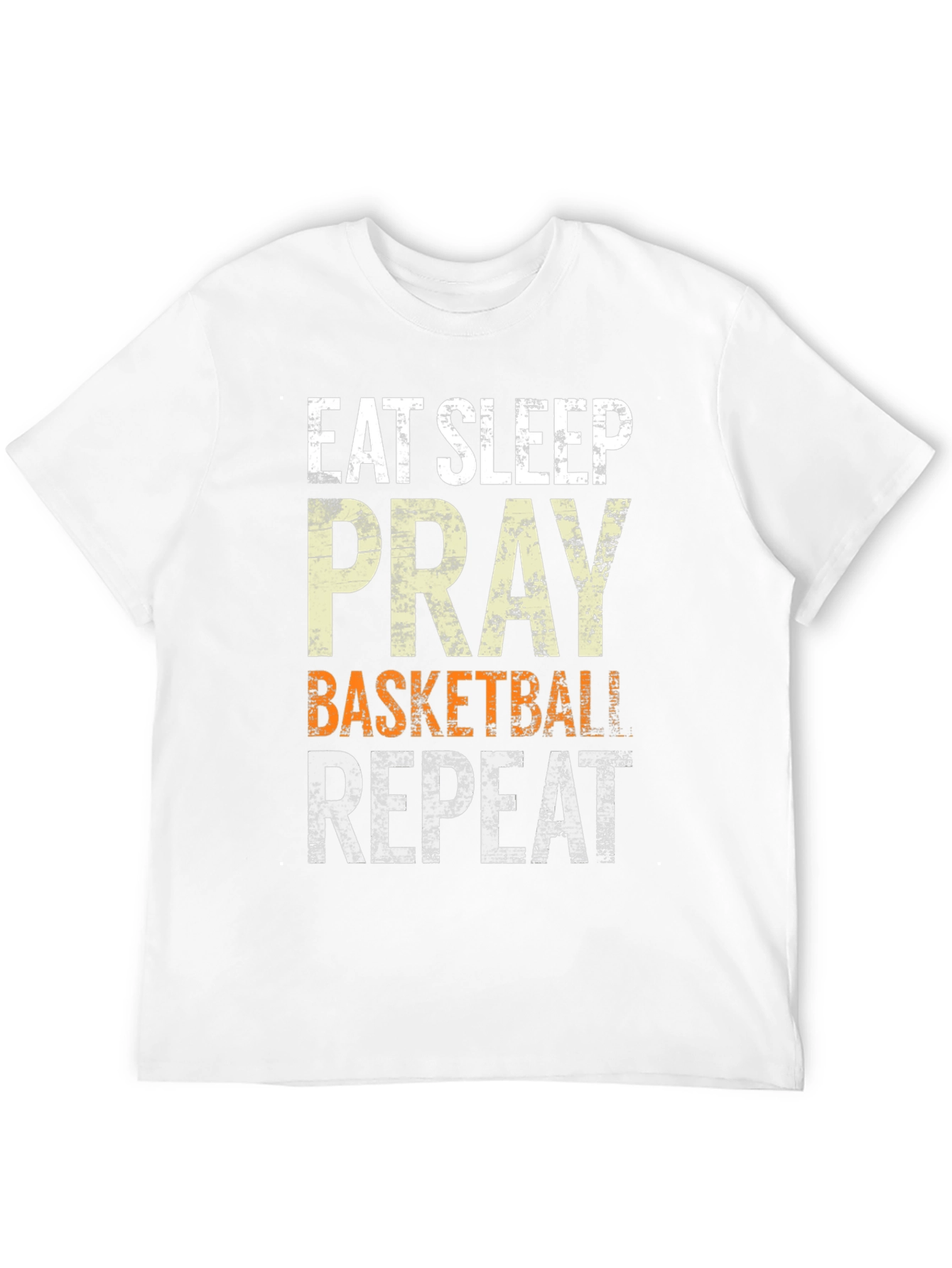Eat Sleep Pray Basketball Repeat Graphic Tee