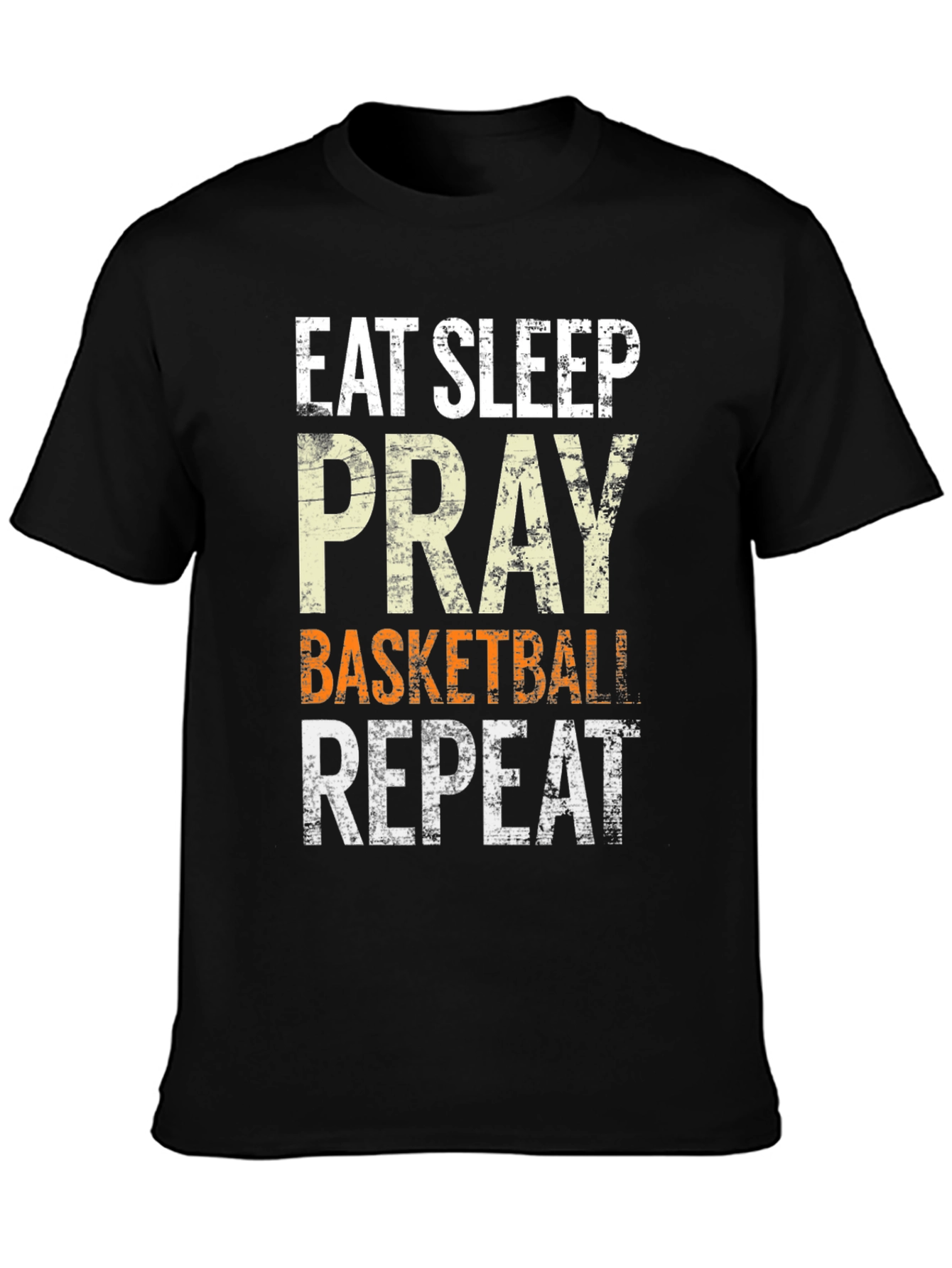 Eat Sleep Pray Basketball Repeat Graphic Tee
