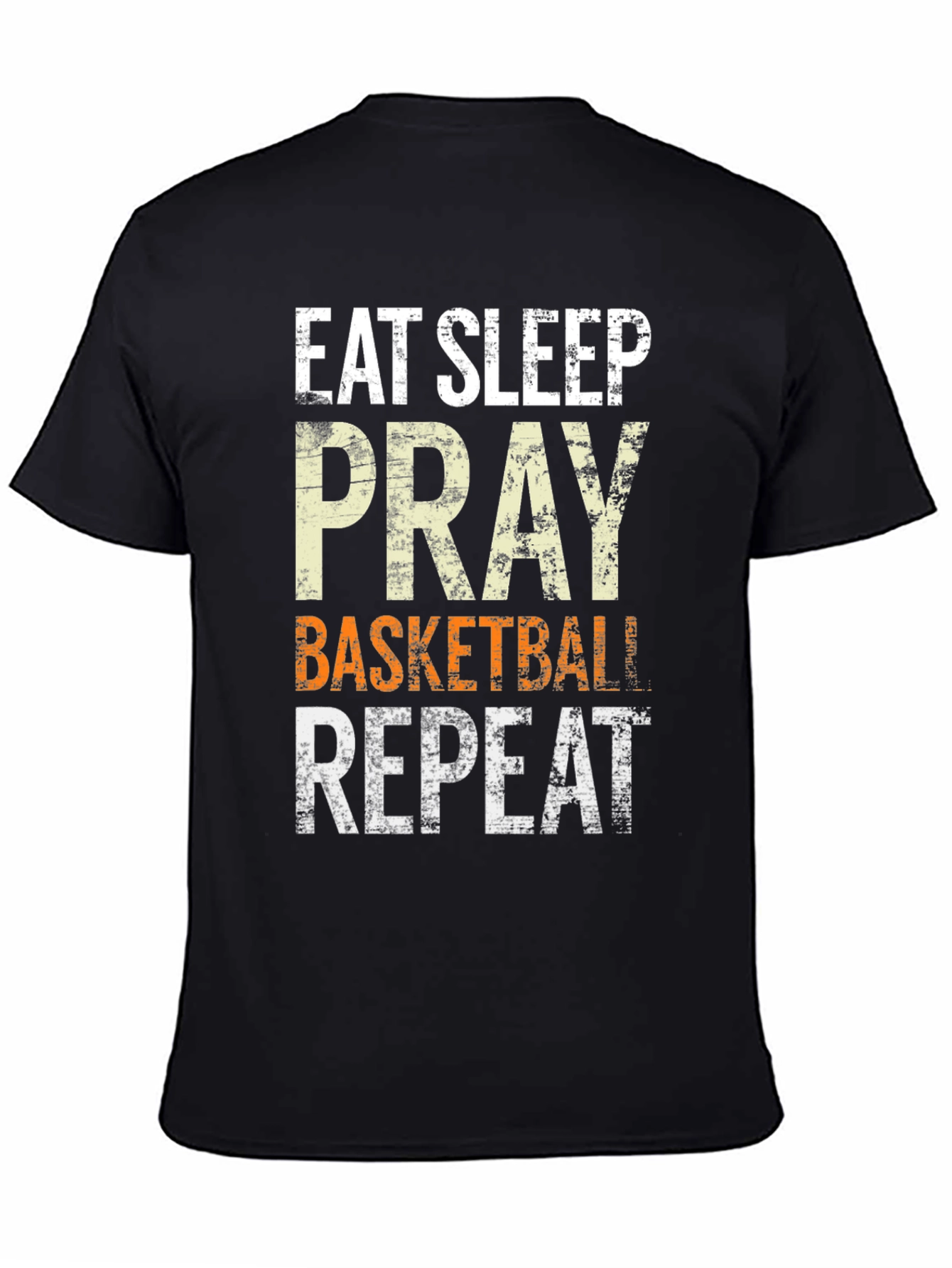 Eat Sleep Pray Basketball Repeat Graphic Tee