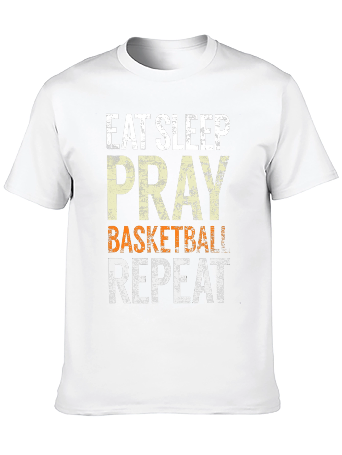 Eat Sleep Pray Basketball Repeat Graphic Tee