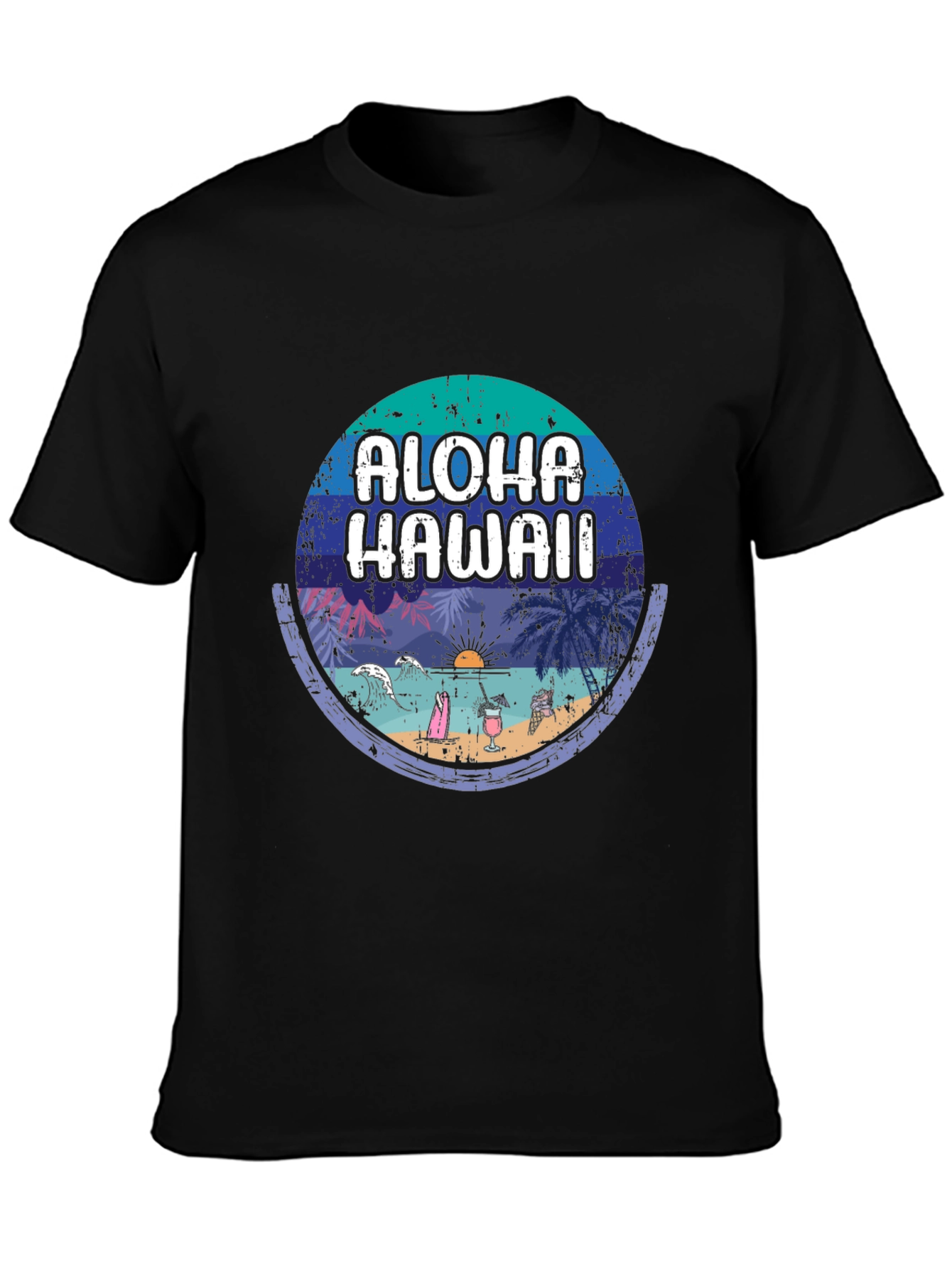 Aloha Hawaii Graphic Tee - Vacation Vibes