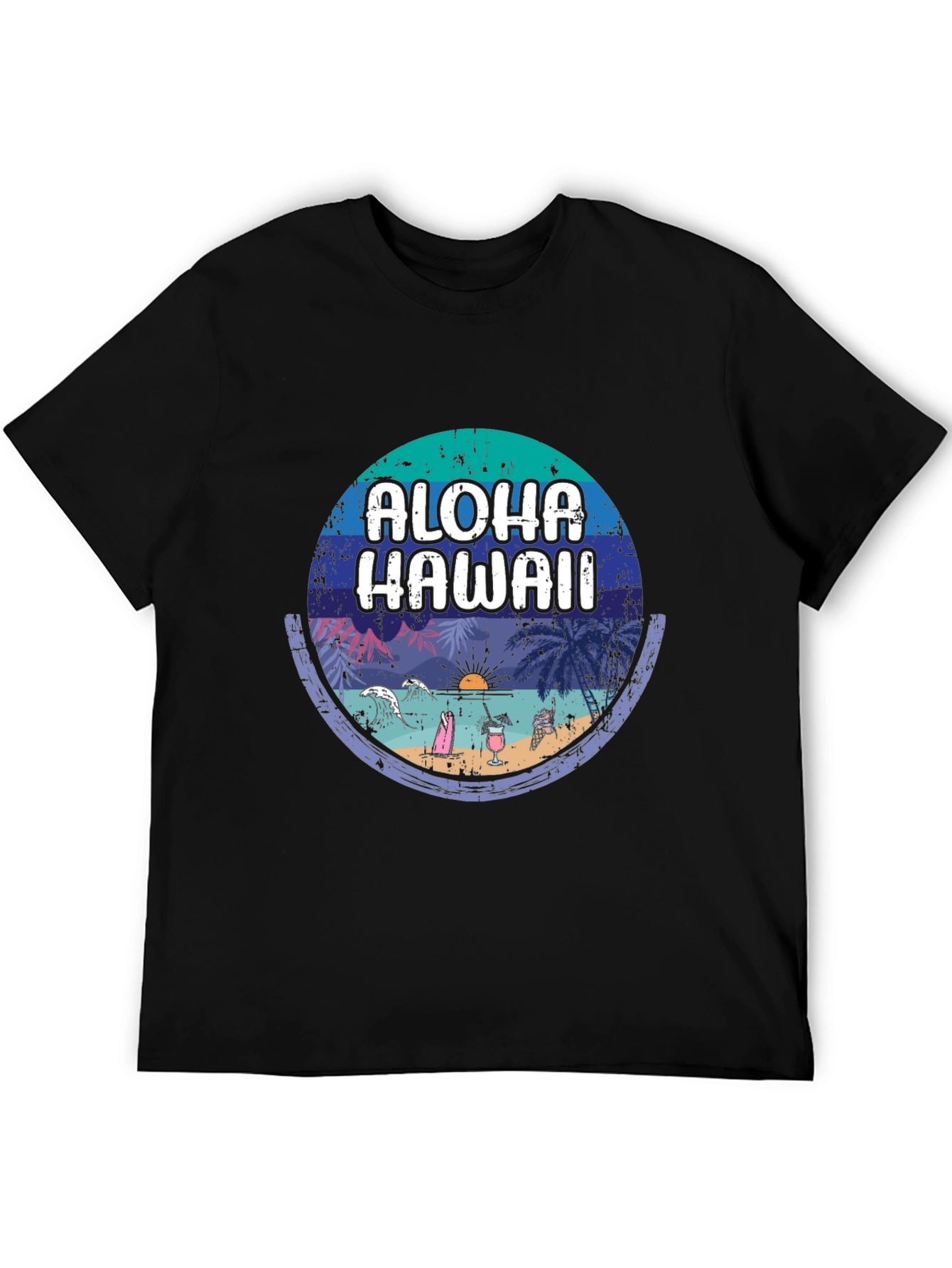 Aloha Hawaii Graphic Tee - Vacation Vibes