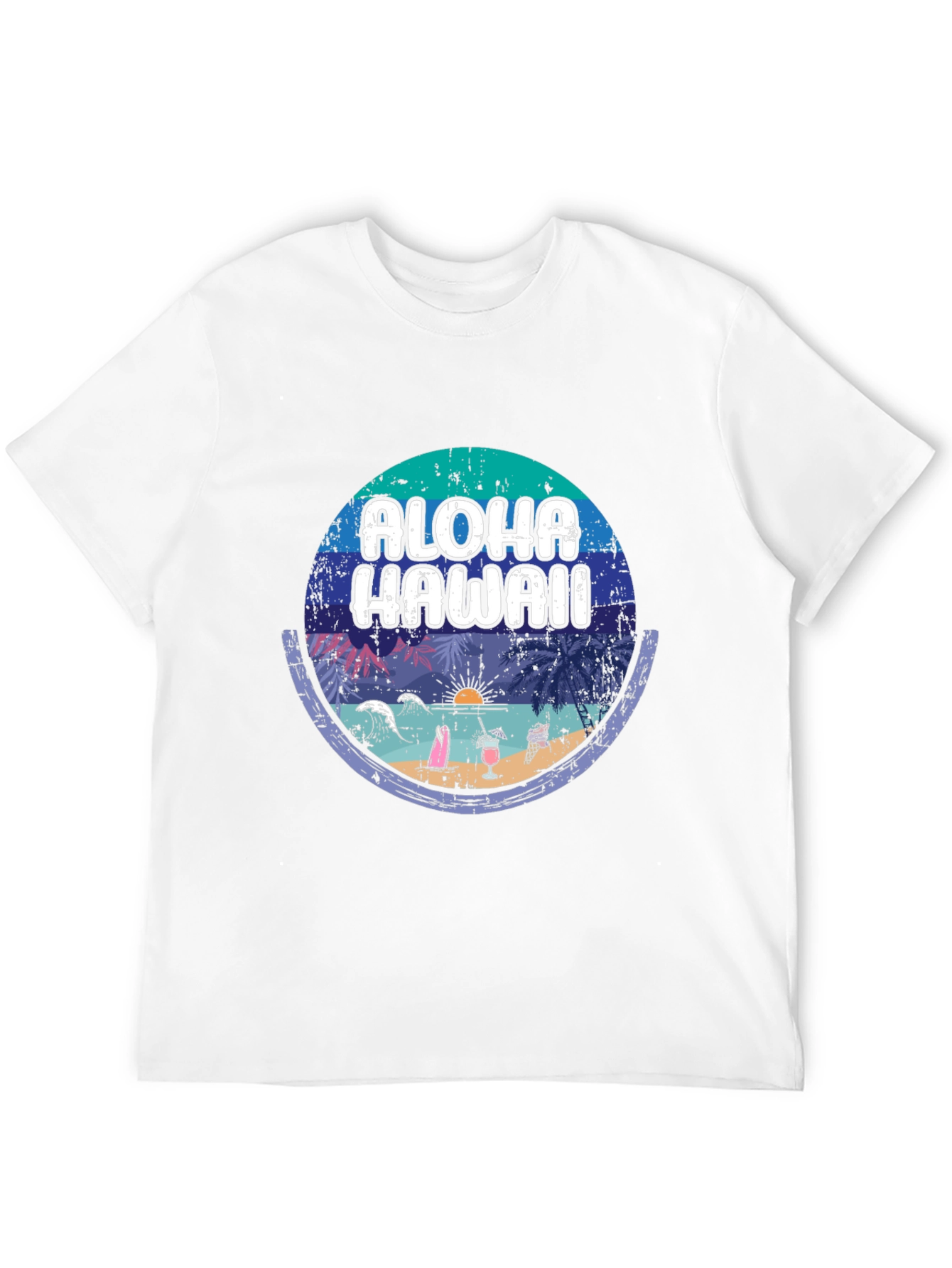 Aloha Hawaii Graphic Tee - Vacation Vibes
