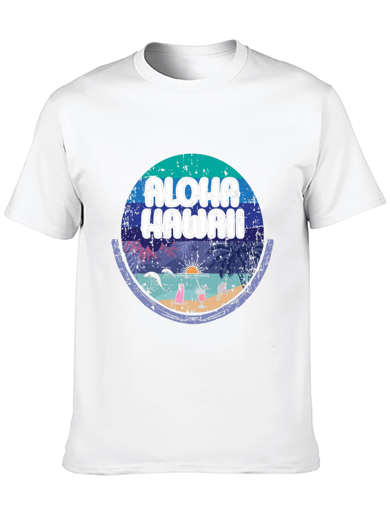 Aloha Hawaii Graphic Tee - Vacation Vibes