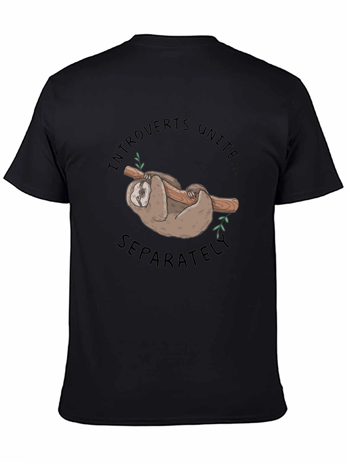 Introvert Unite Sloth Graphic Tee