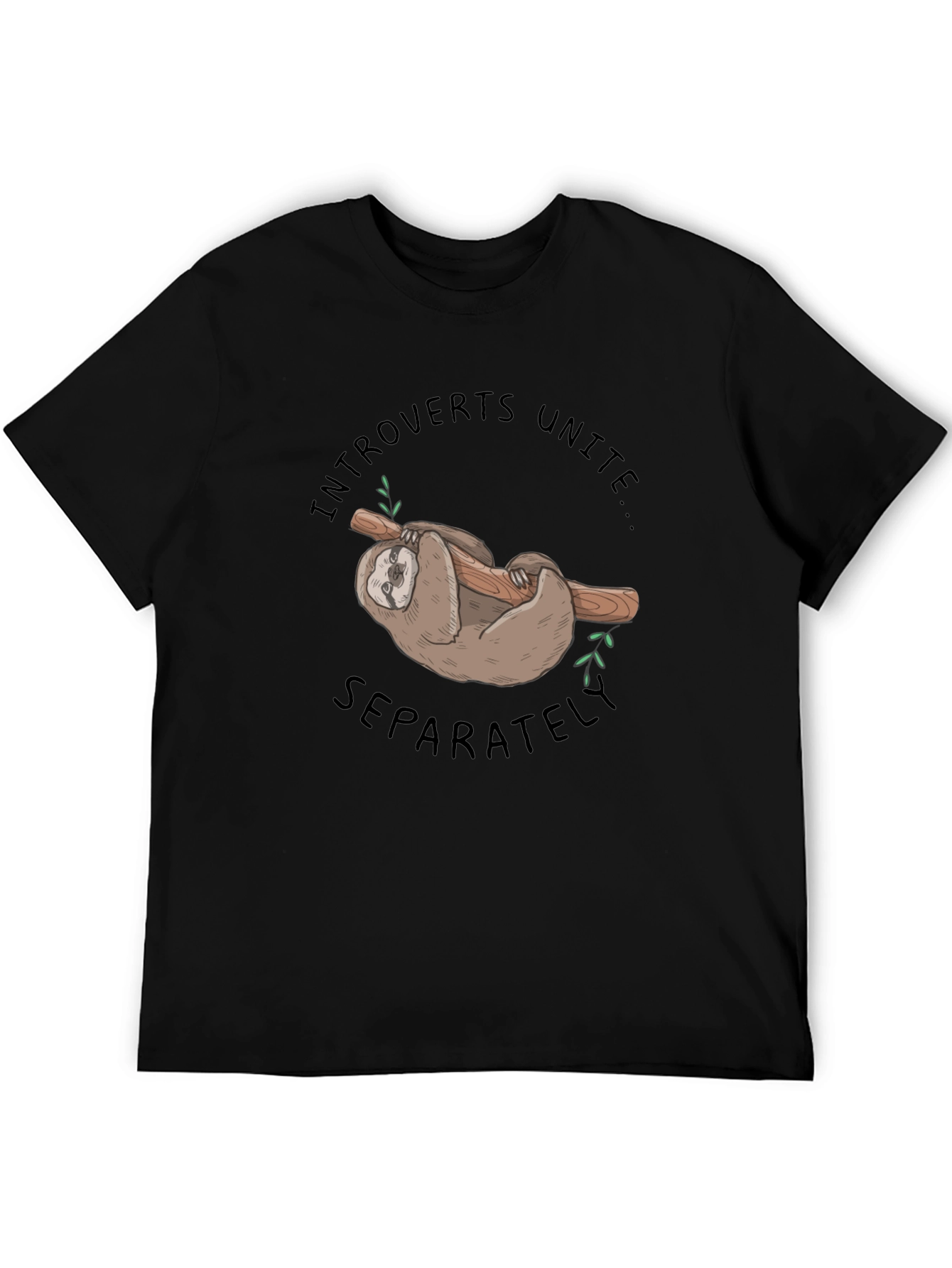 Introvert Unite Sloth Graphic Tee