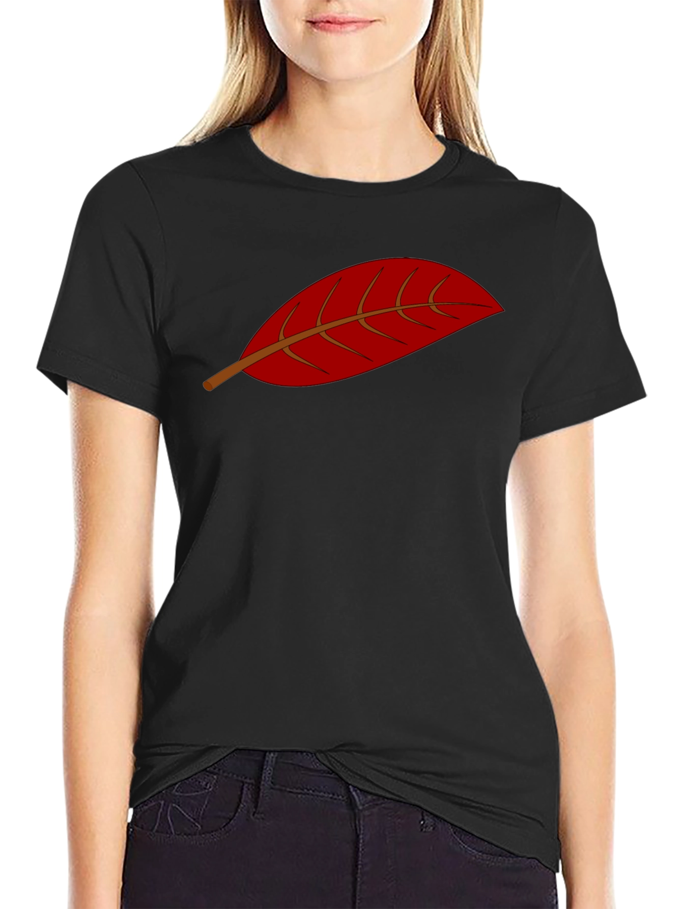 Leaf Graphic Tee - Casual Comfort