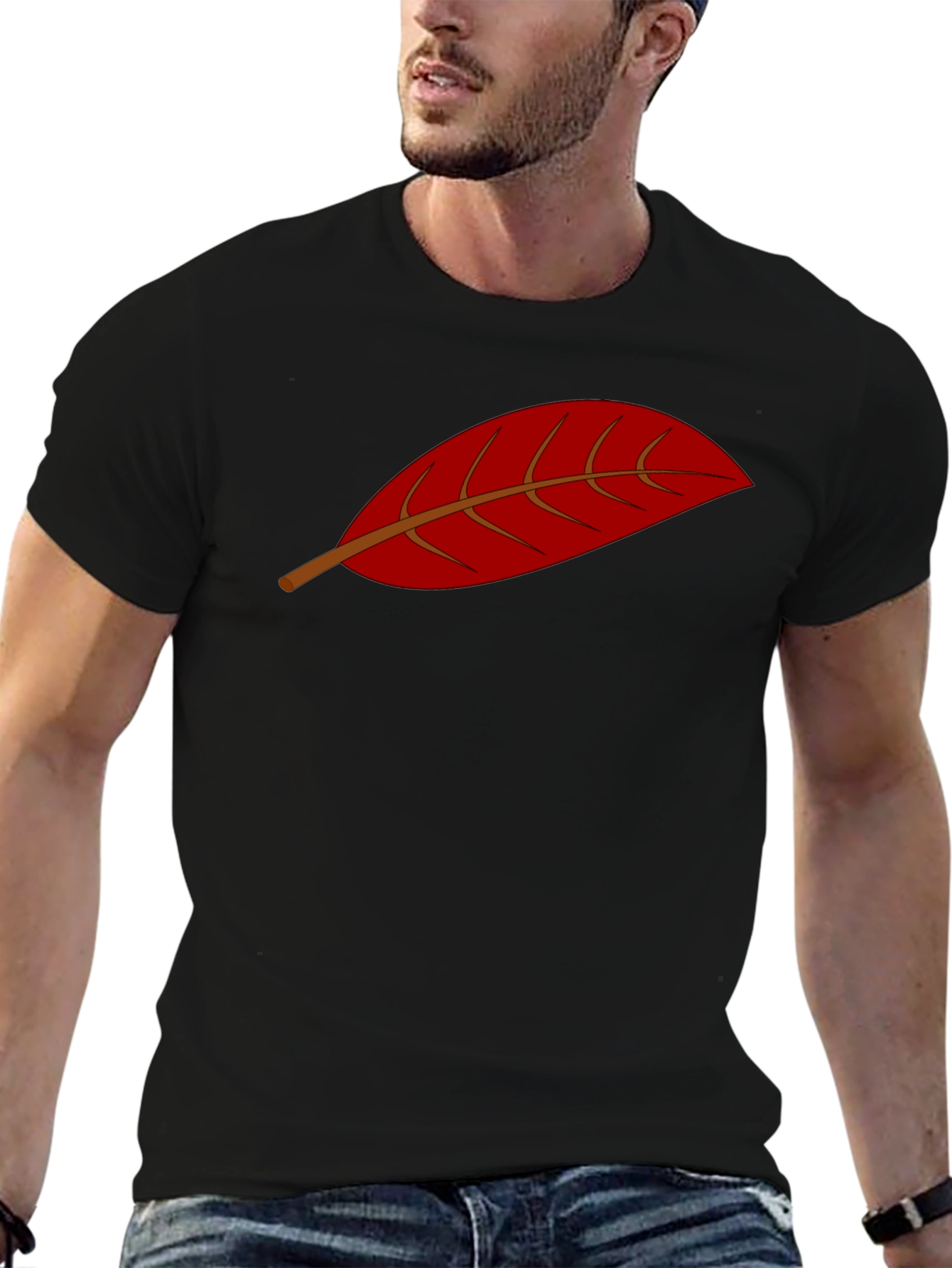 Leaf Graphic Tee - Casual Comfort
