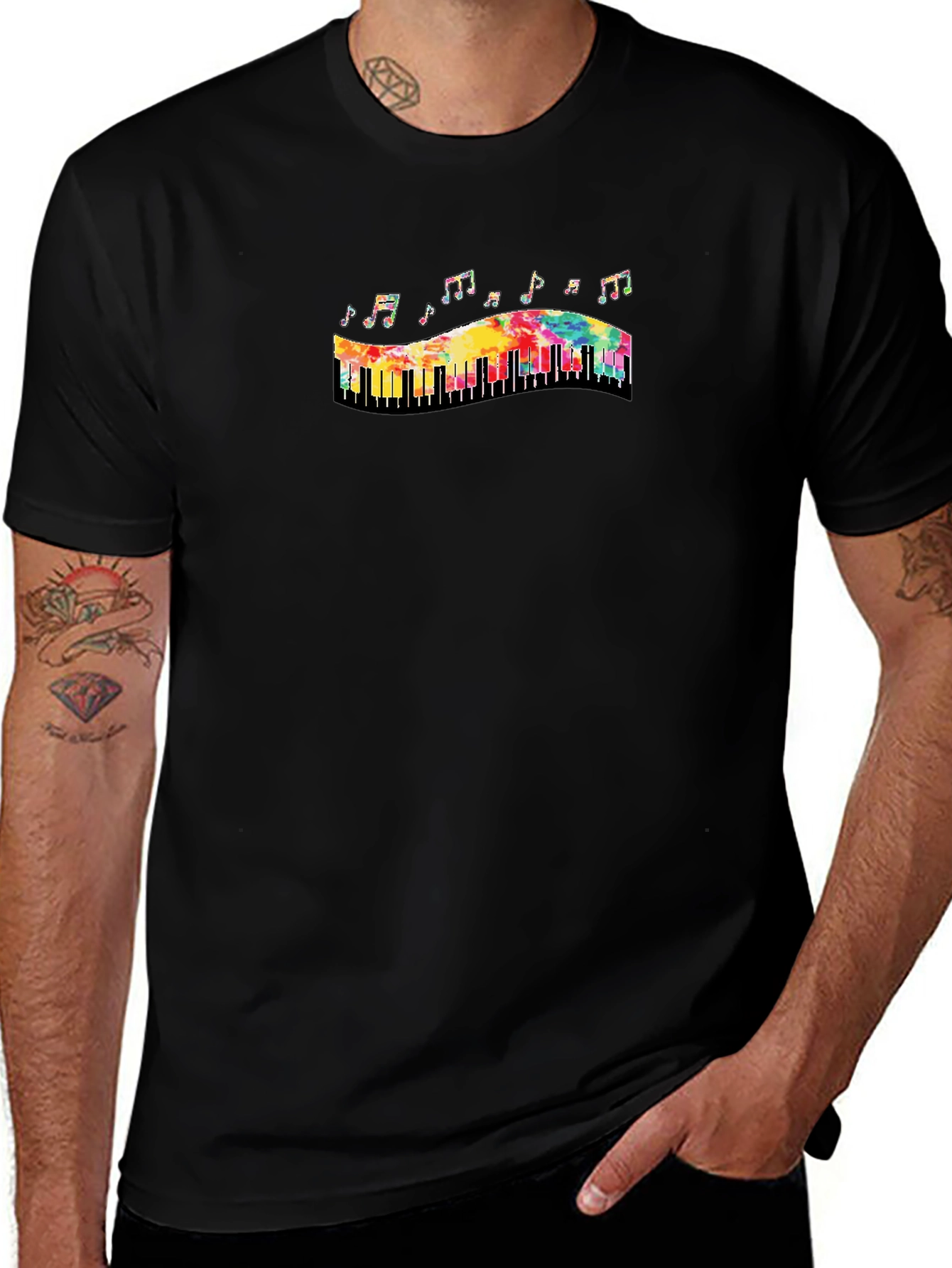 Colorful Piano Keyboard T-Shirt