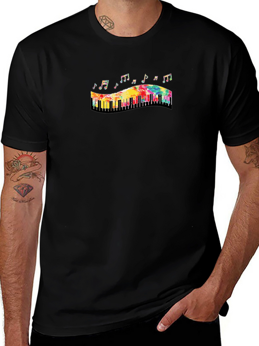 Colorful Piano Keyboard T-Shirt